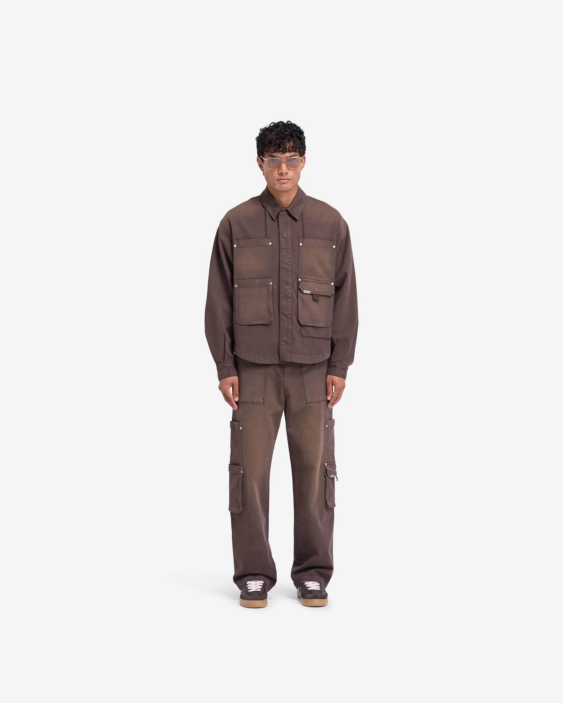 Flexible Knee Articulation Workshop Pant - Cedar