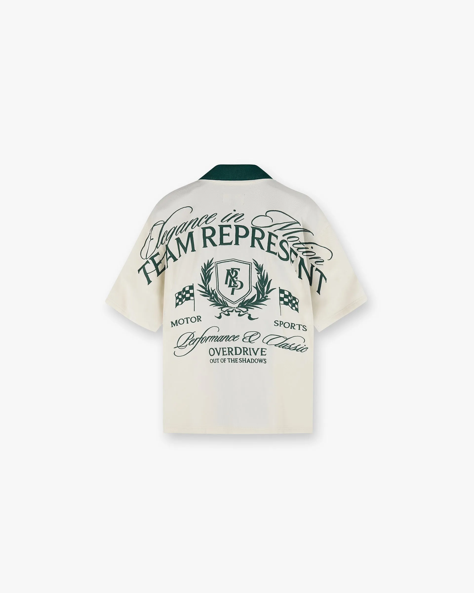 Flexible Movement Represent Crest Shirt - Antique White