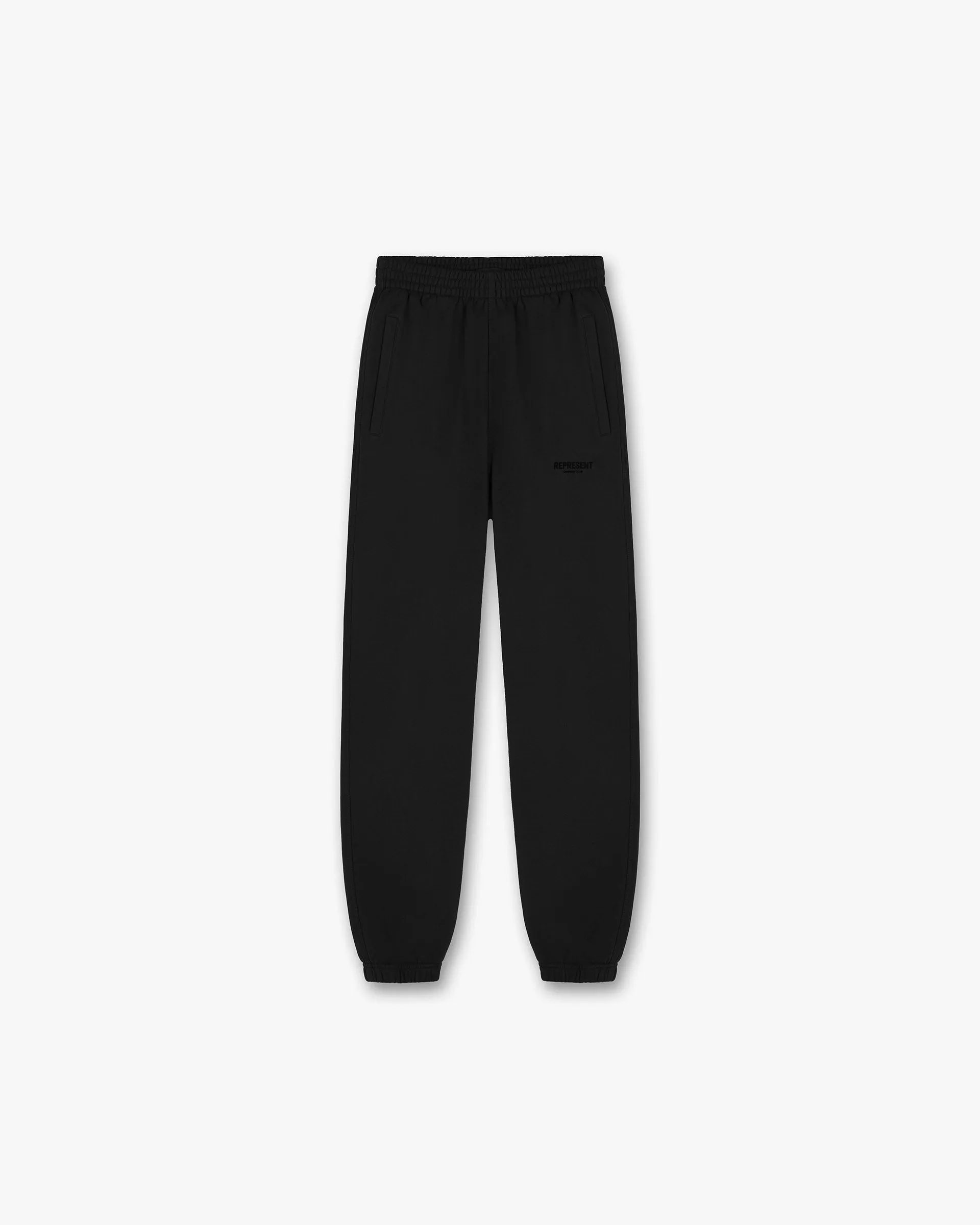 Represent Owners Club Flocked Sweatpant - Black Casual Design