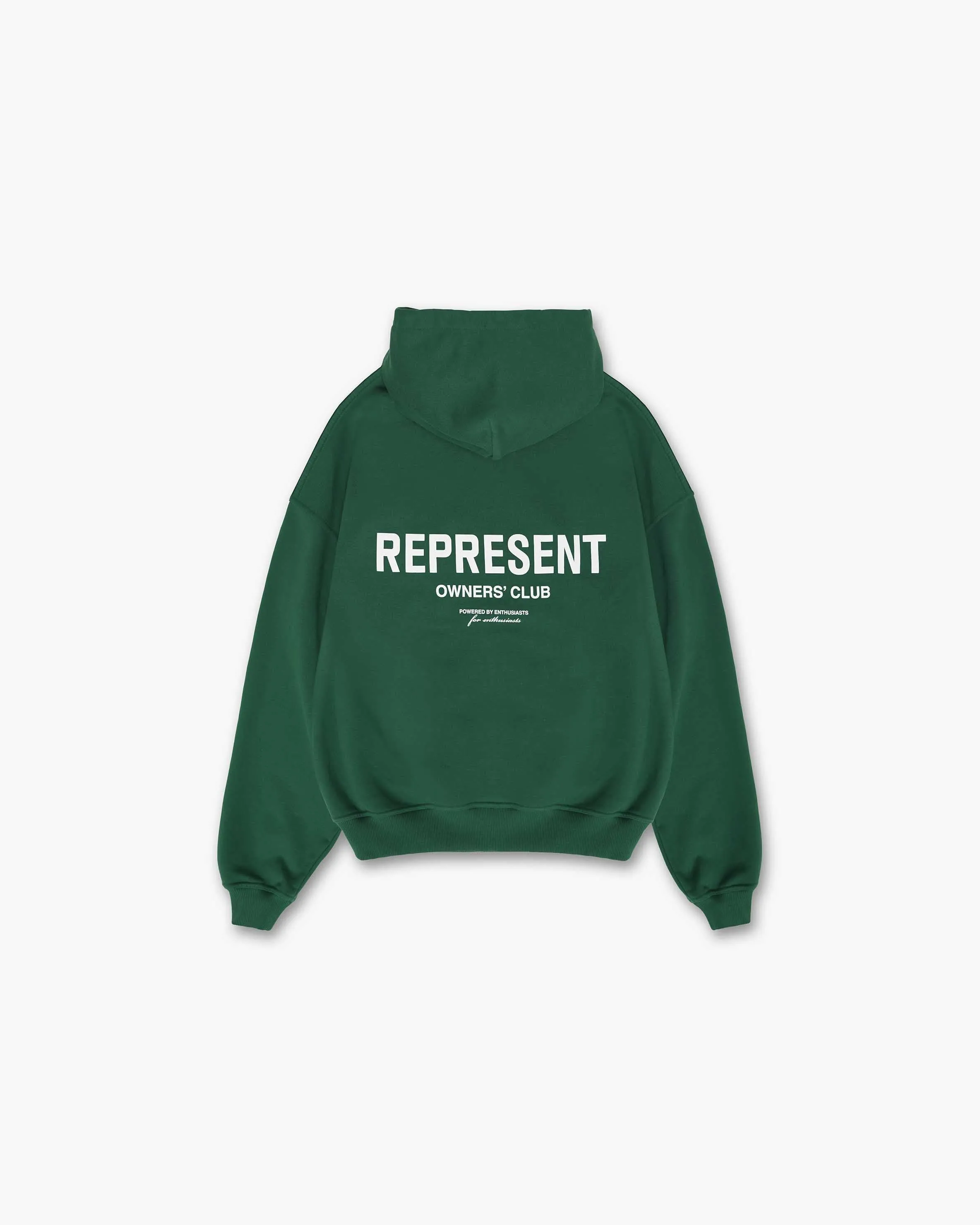 Represent Owners Club Hoodie - Racing Green product mass produced efficiency