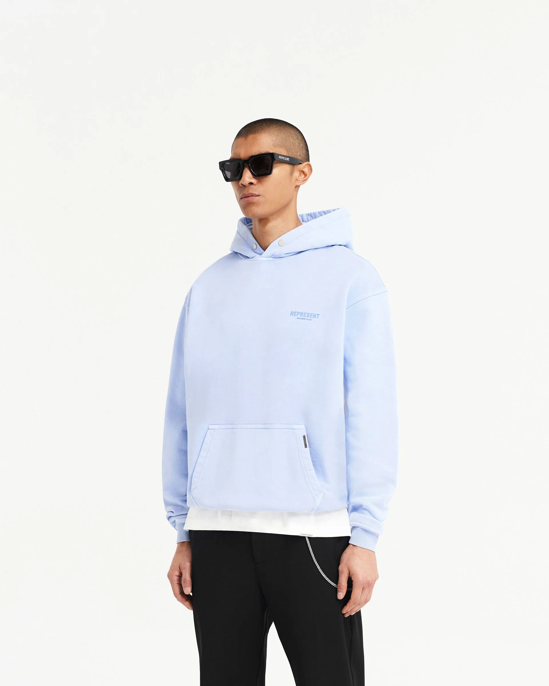 Represent Owners Club Hoodie - Vista Blue Active Comfort