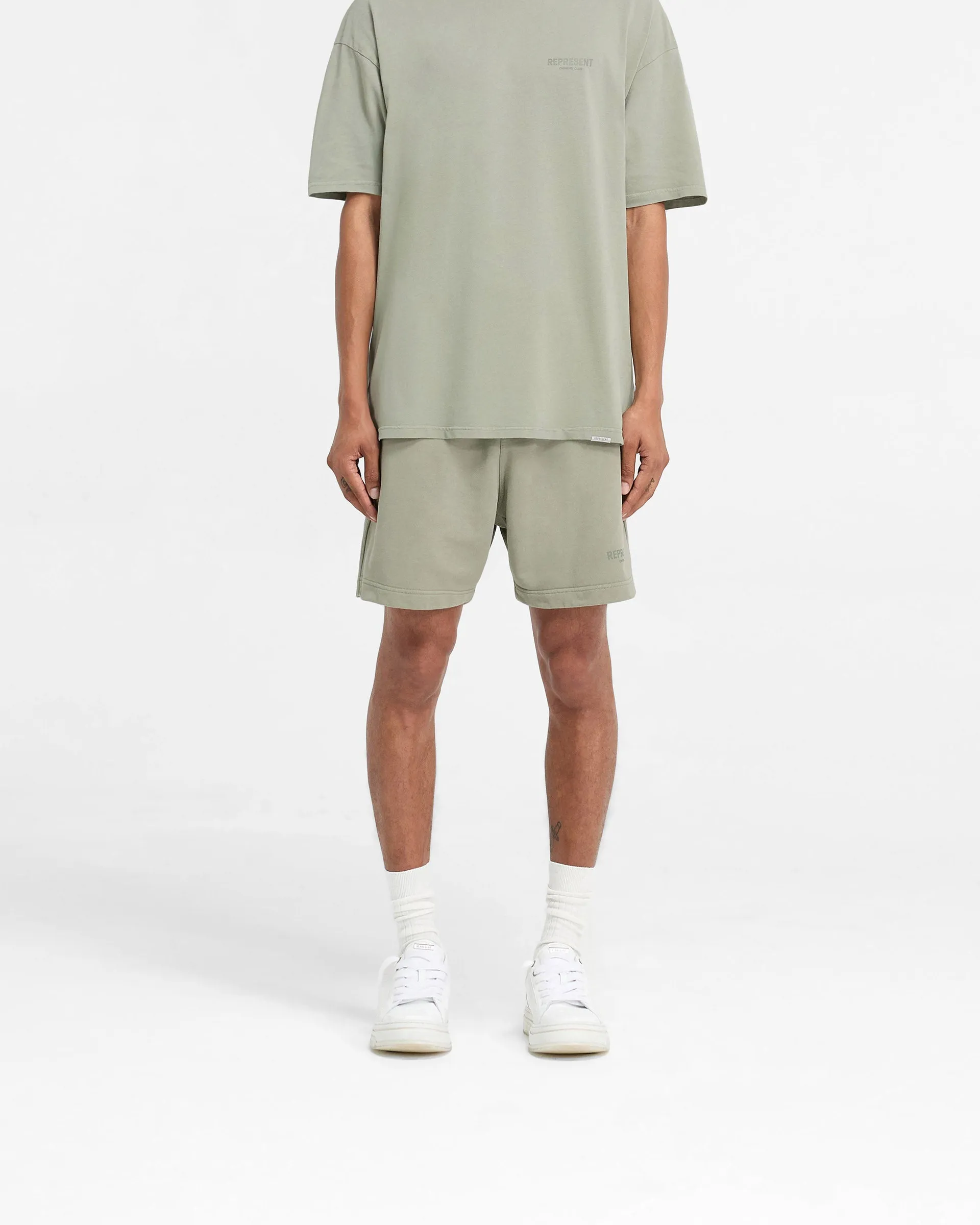 Represent Owners Club Shorts - Pastel Green affordable choice