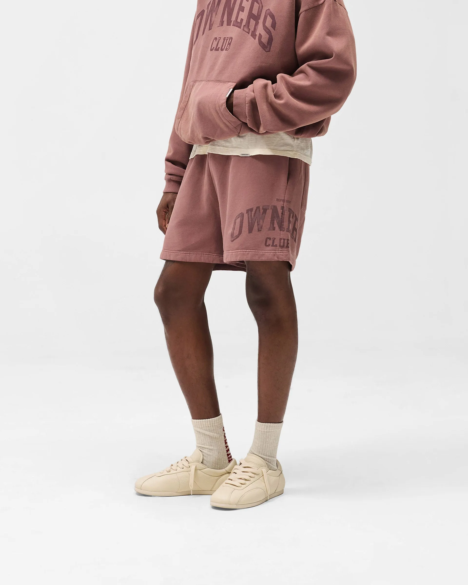 Represent Owners Club Shorts - Smoked Rose Stretch Design