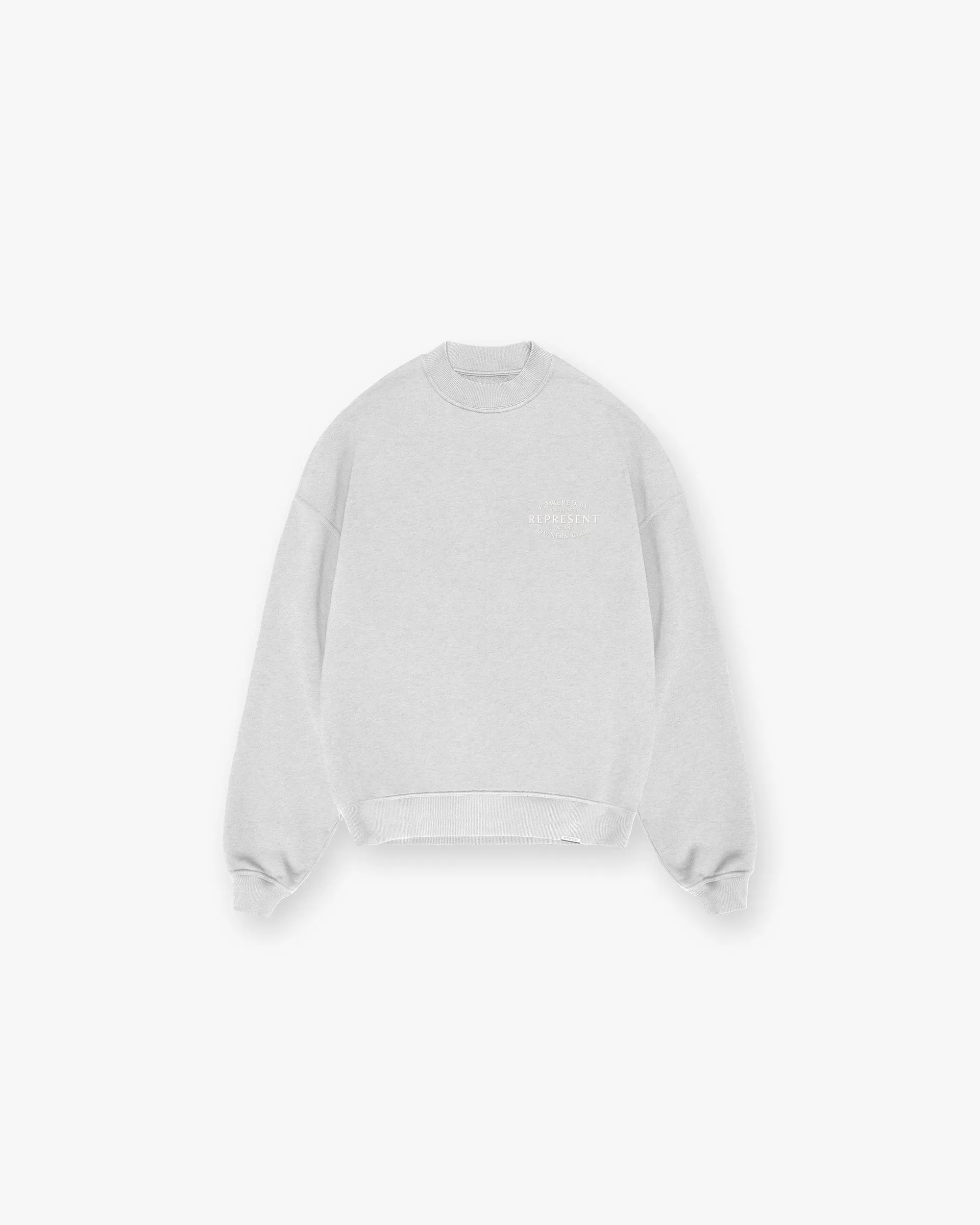 Represent Owners Club Stamp Sweater - Ash Grey Functional Features