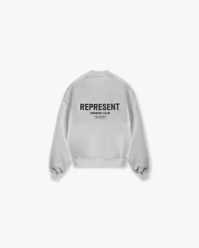 product family togetherness Represent Owners Club Sweater - Ash Grey