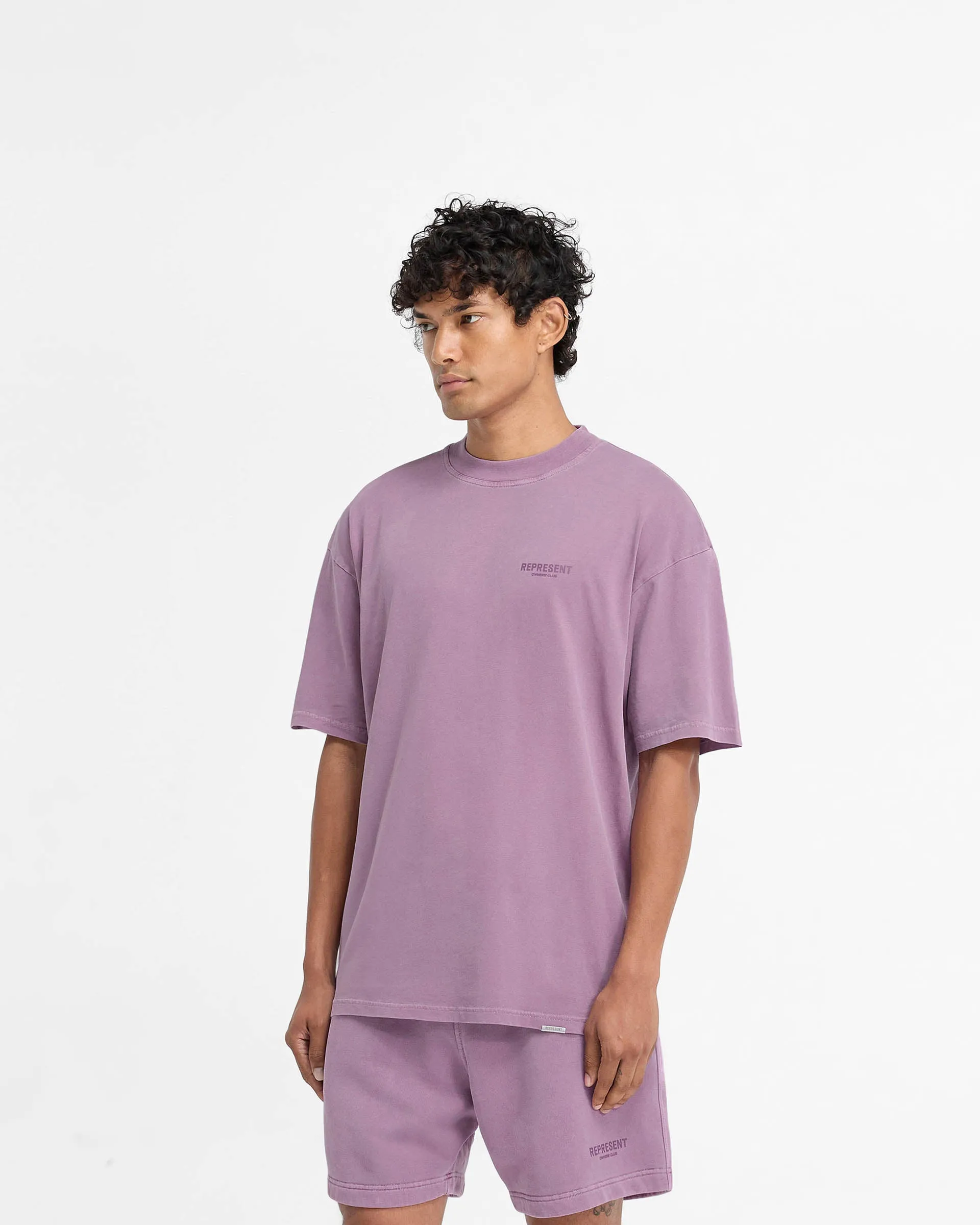 Represent Owners Club T-Shirt - Mid Purple Indoor Comfort