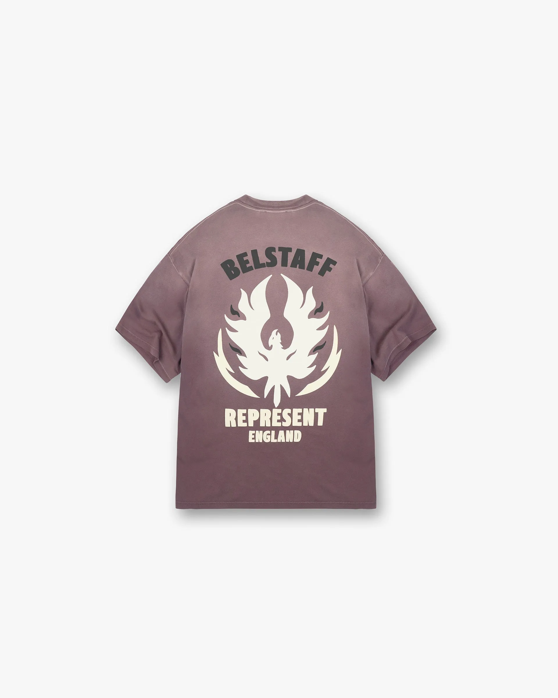 Ultimate Wear Holiday Casual Represent X Belstaff Flame Phoenix T-Shirt - Plum