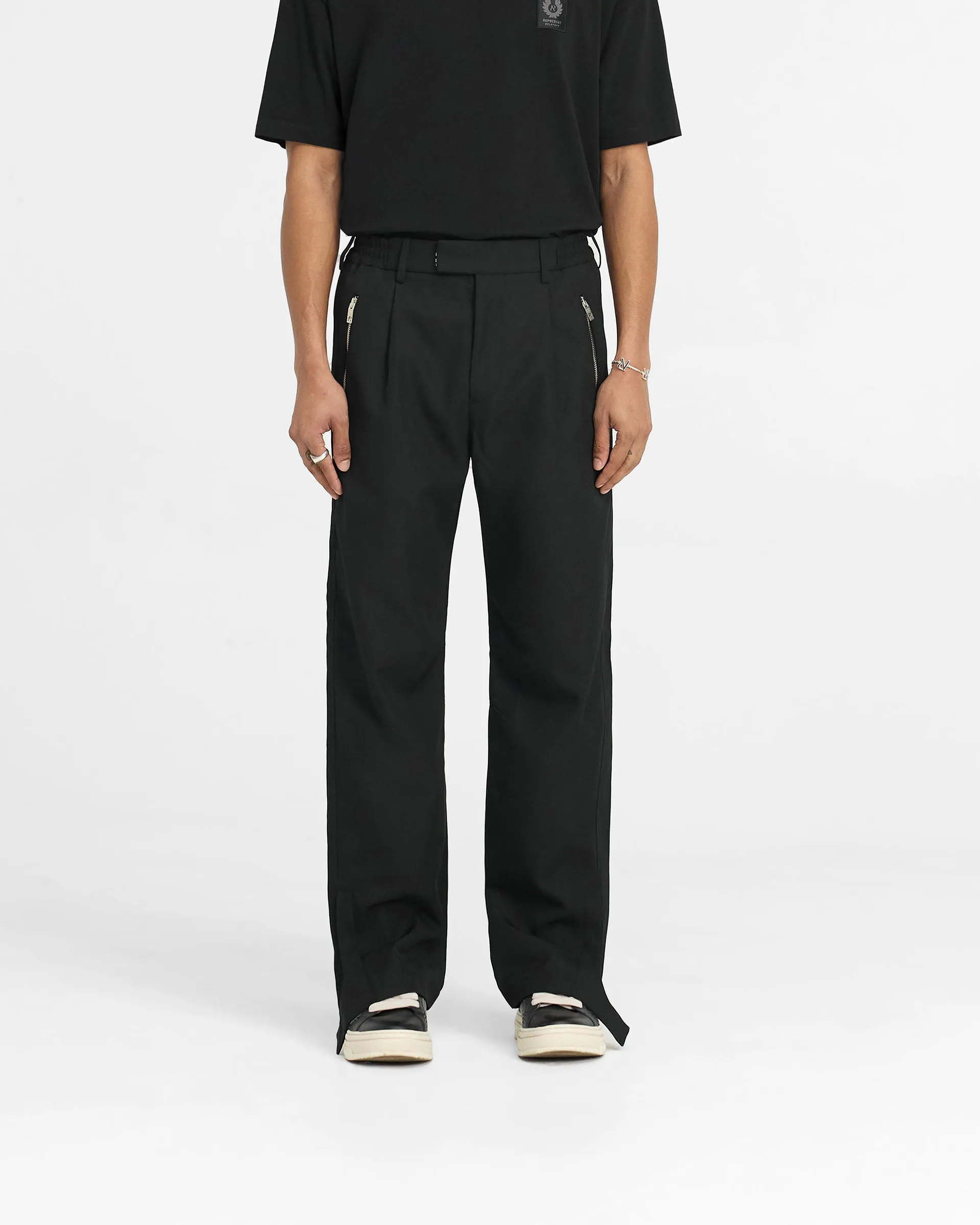 Represent X Belstaff Race Trouser - Black Day Hike SeamlessPocketDesign