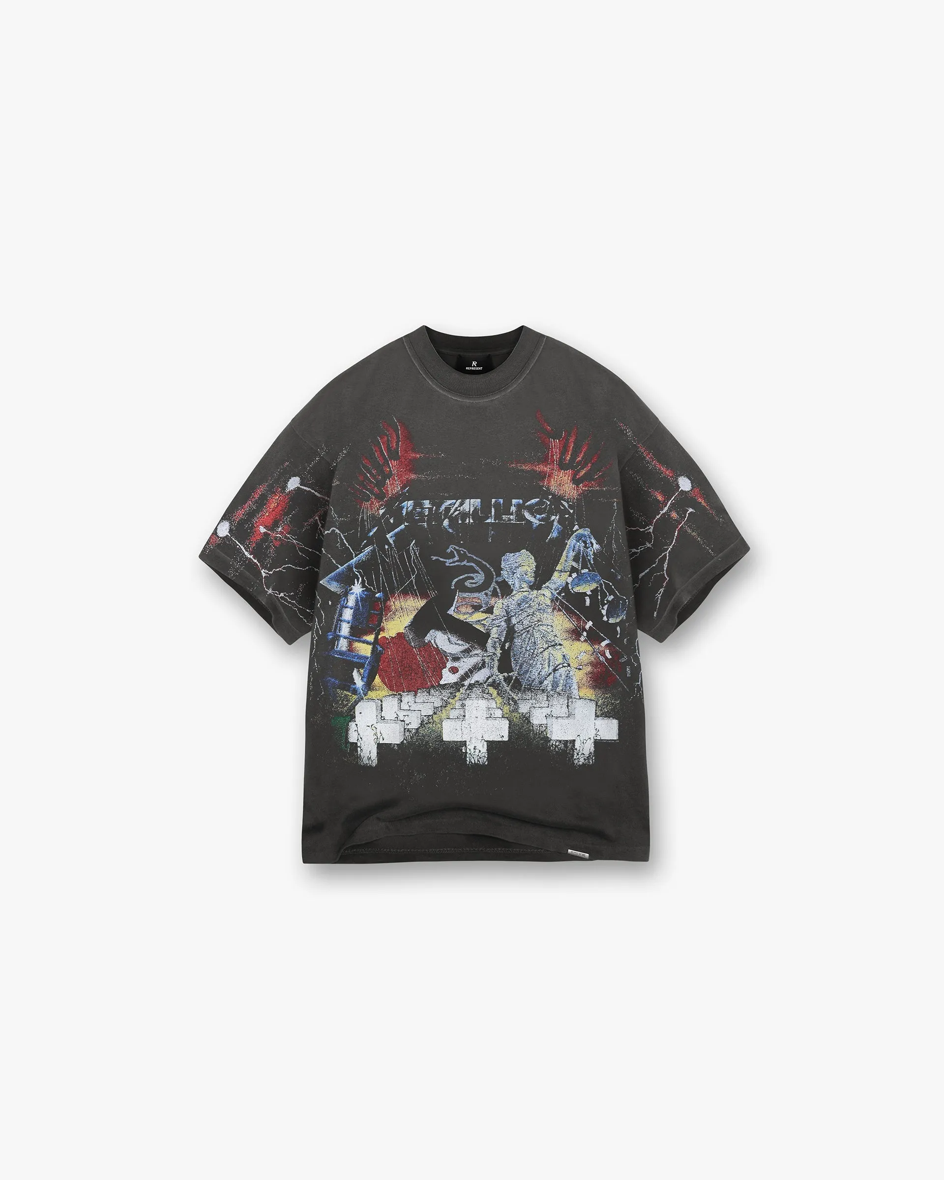 Breathable wear Represent X Metallica Master Of Puppets T-Shirt - Vintage Grey
