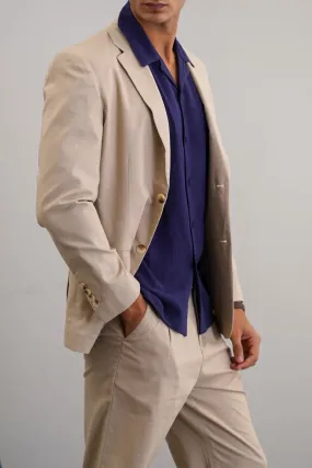 RESORT LINEN BLAZER Non Restrictive Mobility