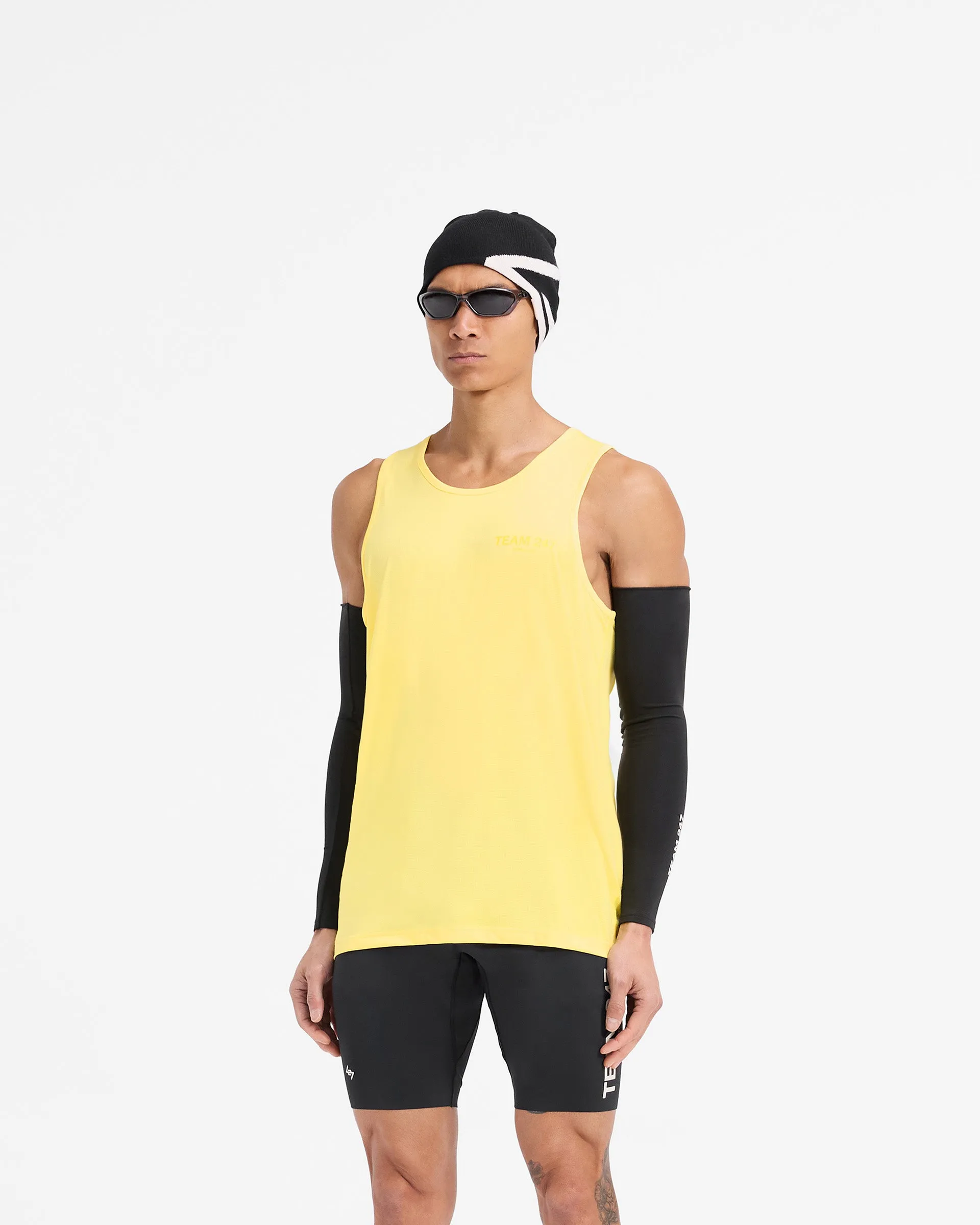 Team 247 Run Vest - Lemon Timeless Top Teenager coolness