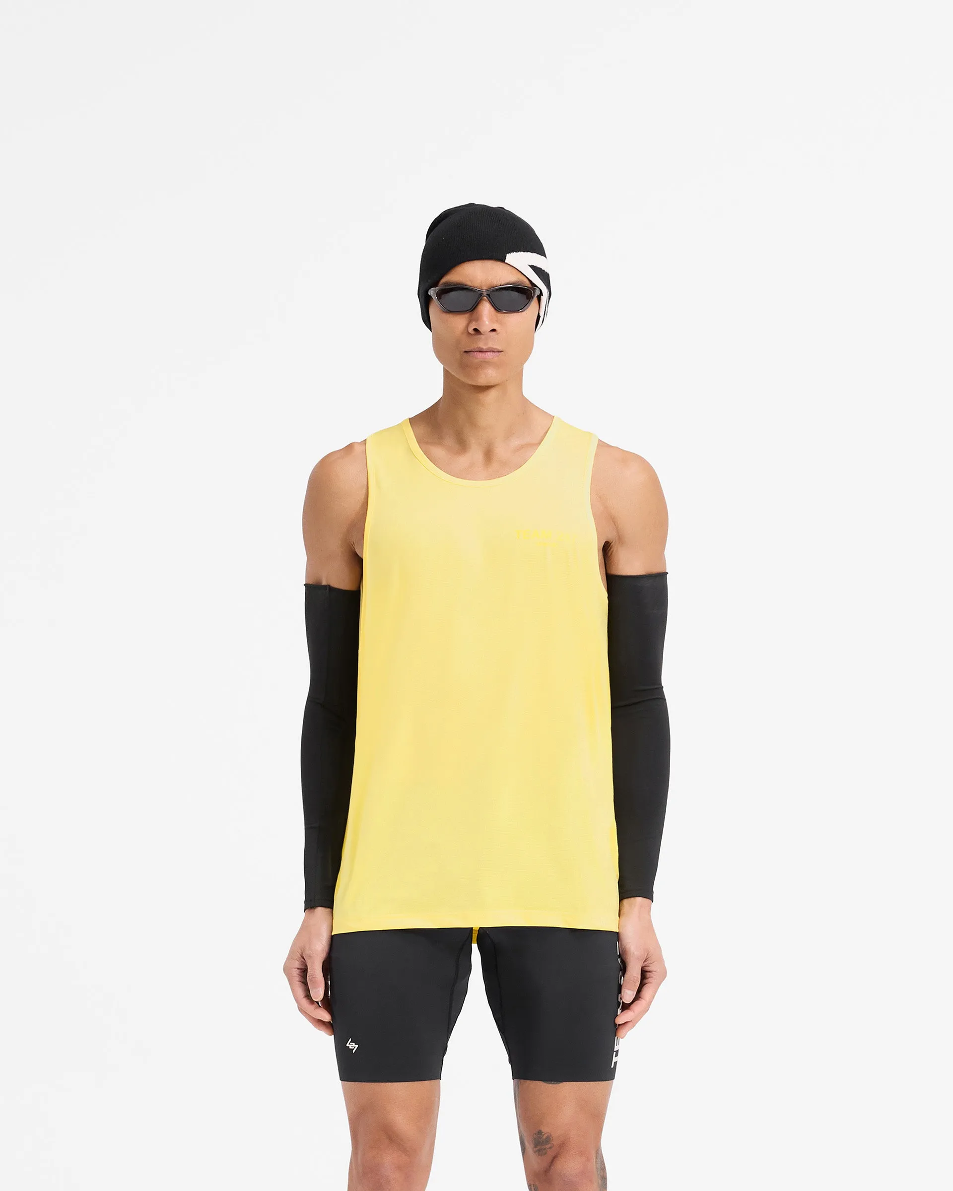 Vintage authenticity Team 247 Run Vest - Lemon