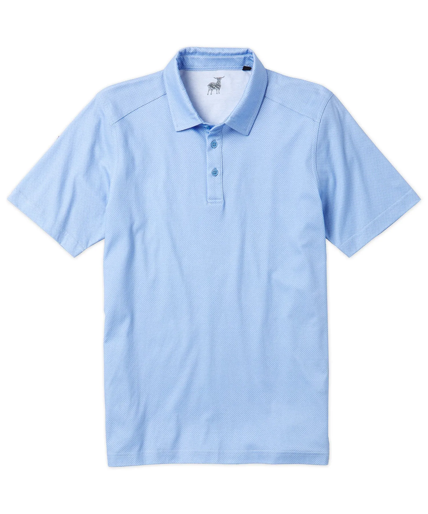 Comfy Look Lightweight Comfort Raffi Aqua Cotton Polo Shirt