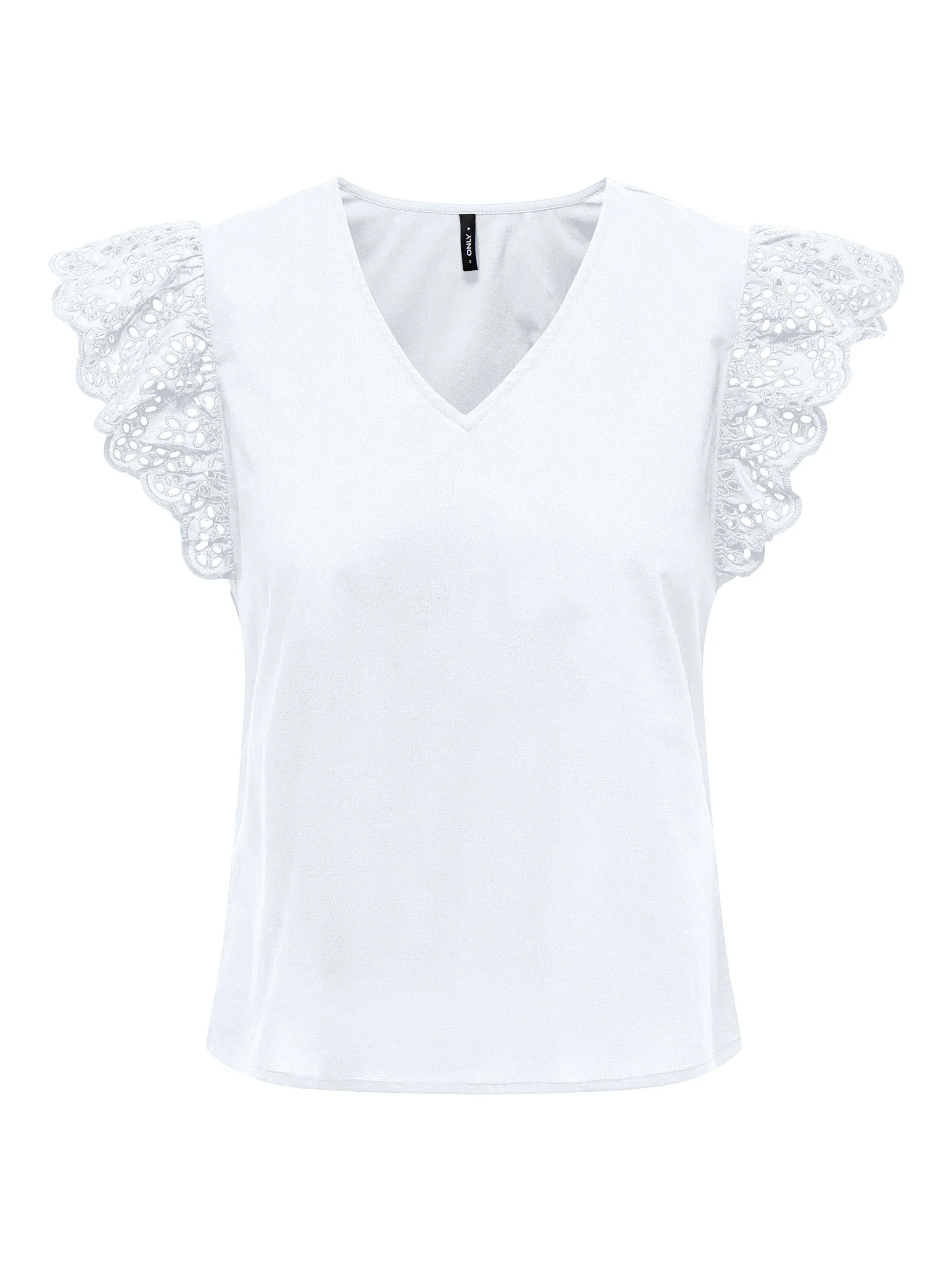 StretchFit ONLY Lou Life Frill Top White