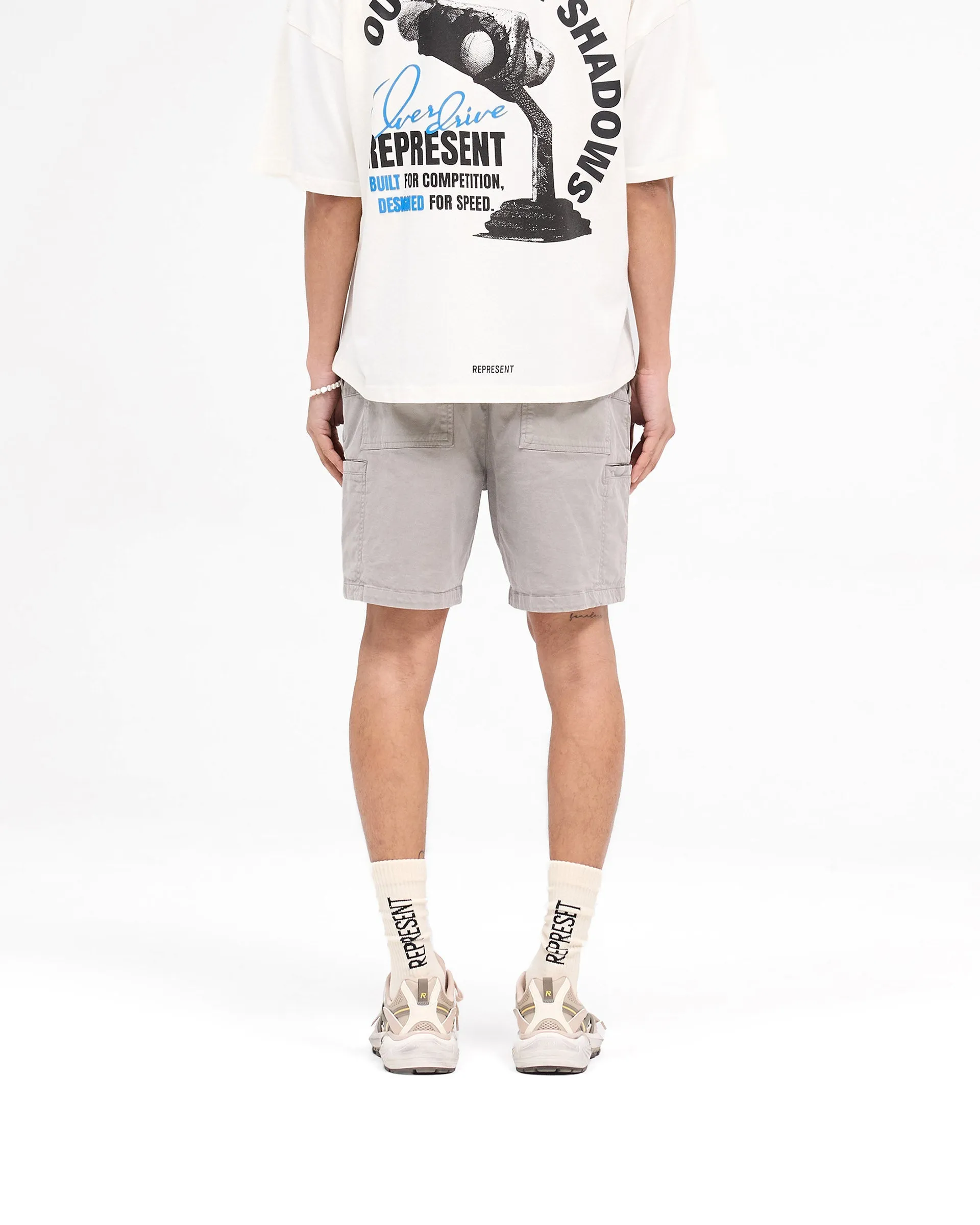 Season Cargo Short - Washed Taupe Fade Resistant Material