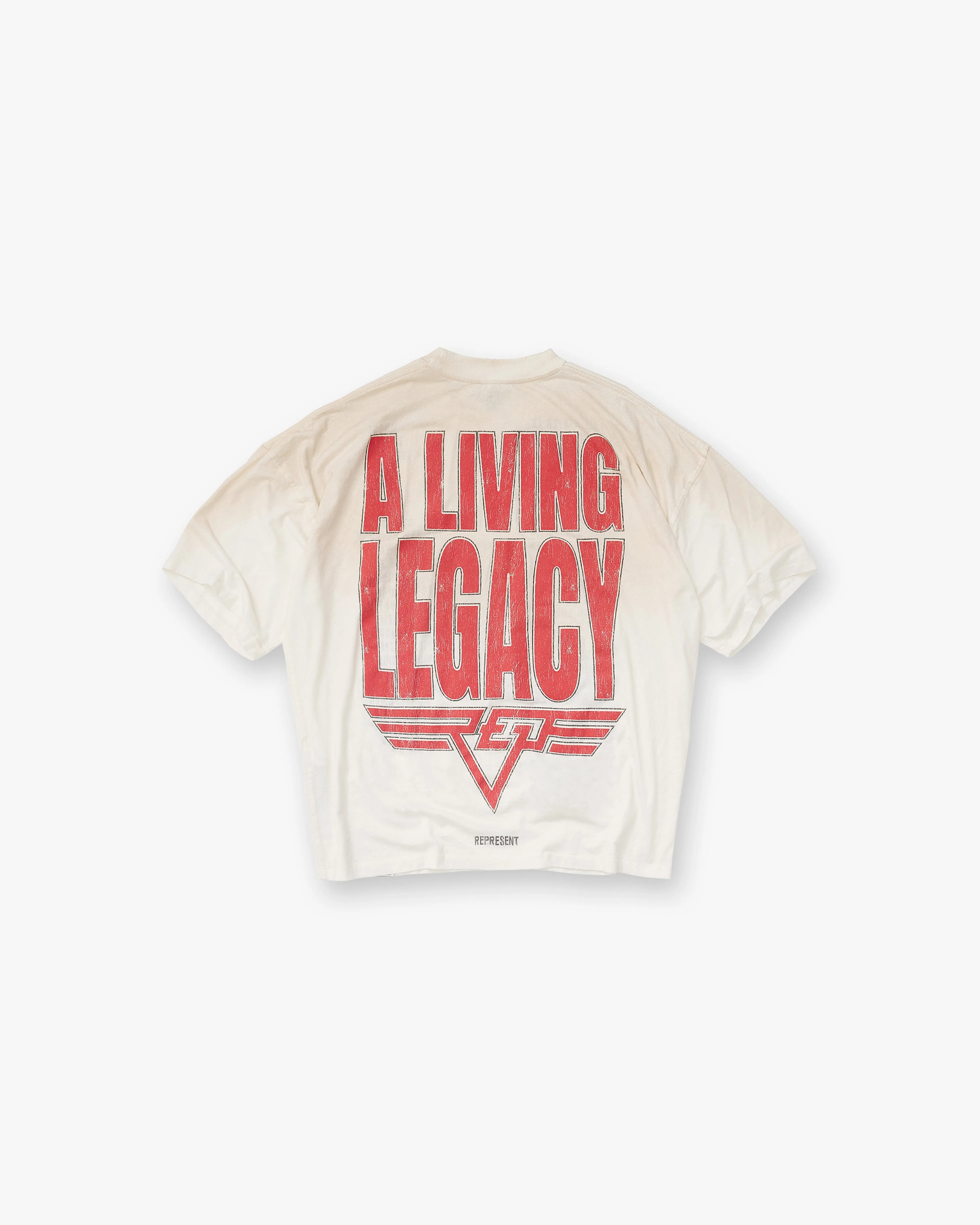 Reversible Living Legacy Tour T-Shirt - Flat White Cozy Fit Wear