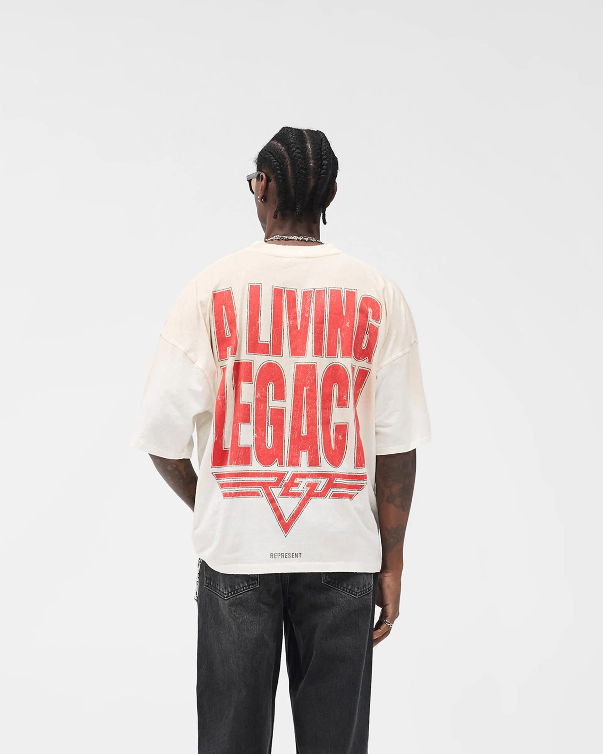 Chill Style Reversible Living Legacy Tour T-Shirt - Flat White