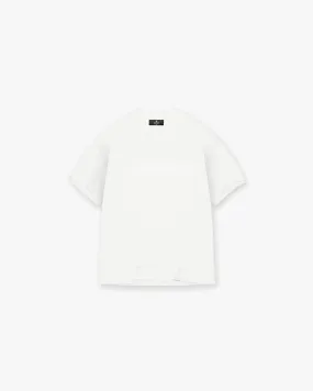 AdvancedMoistureManagement Serif Logo T-Shirt - Flat White