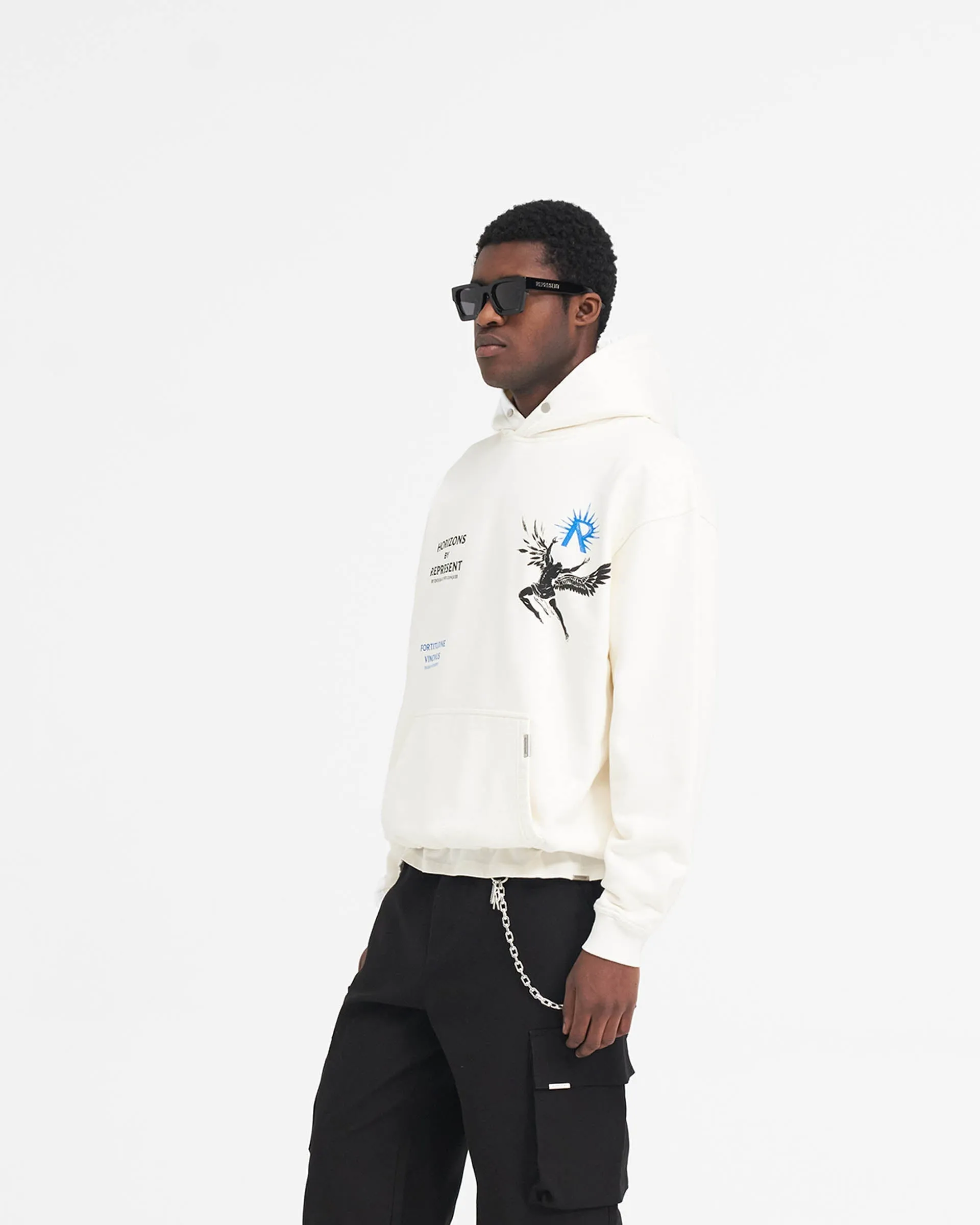 Icarus Hoodie - Flat White product houndstooth sophistication