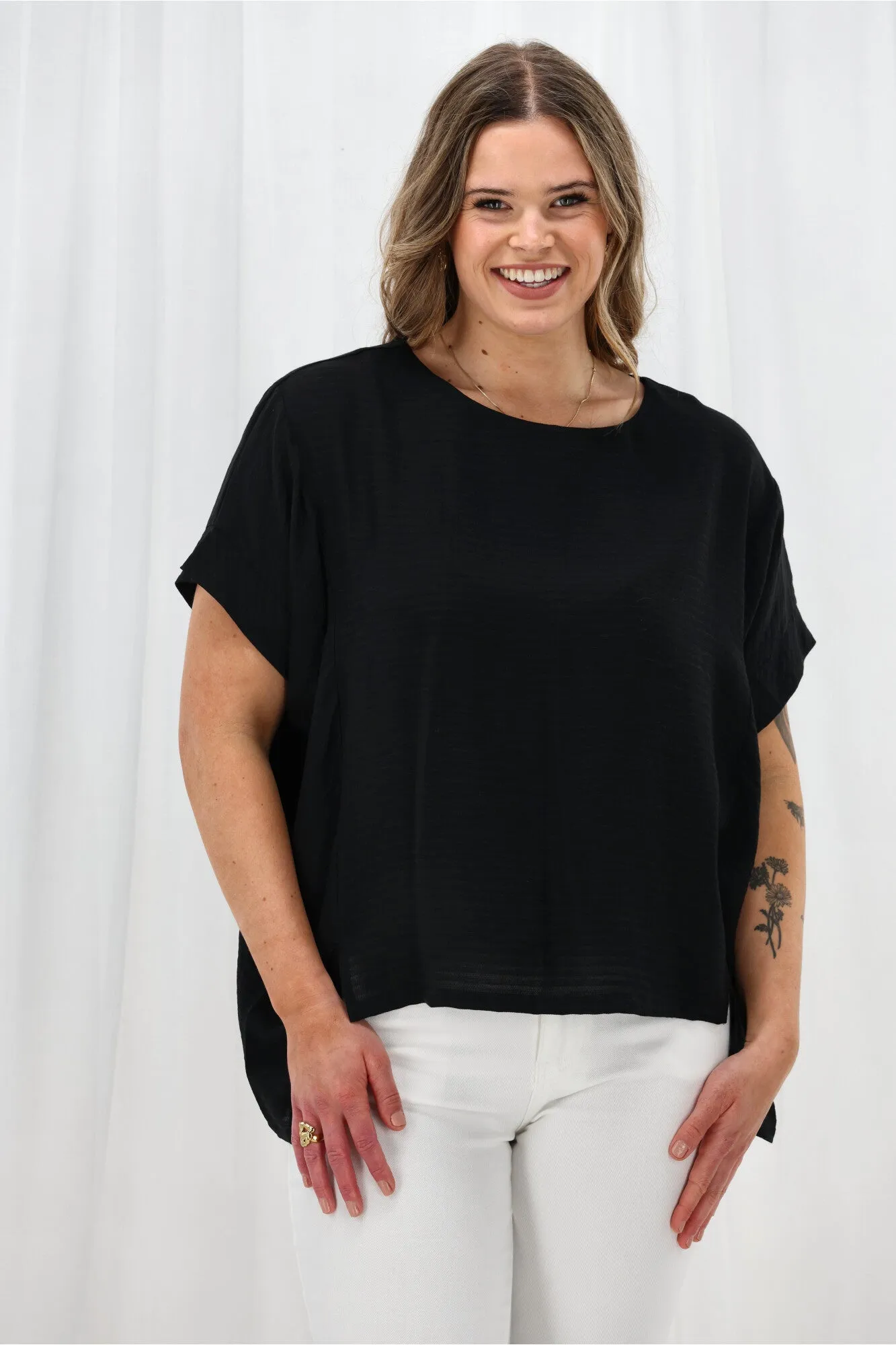 AntiStaticFinish UV Protective Coating Shine On Label Kensington Top Black