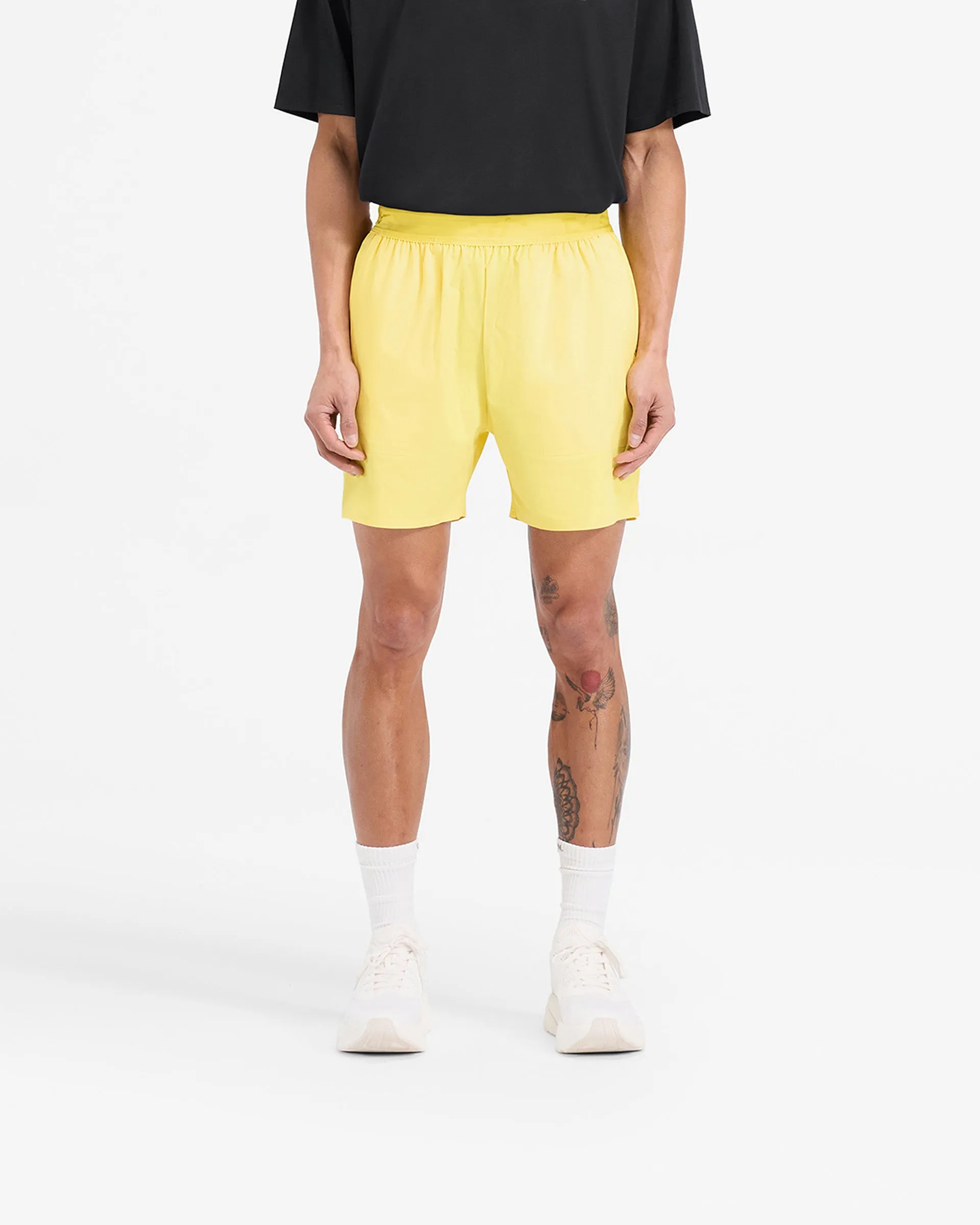 athletic style Team 247 Fused Shorts - Lemon