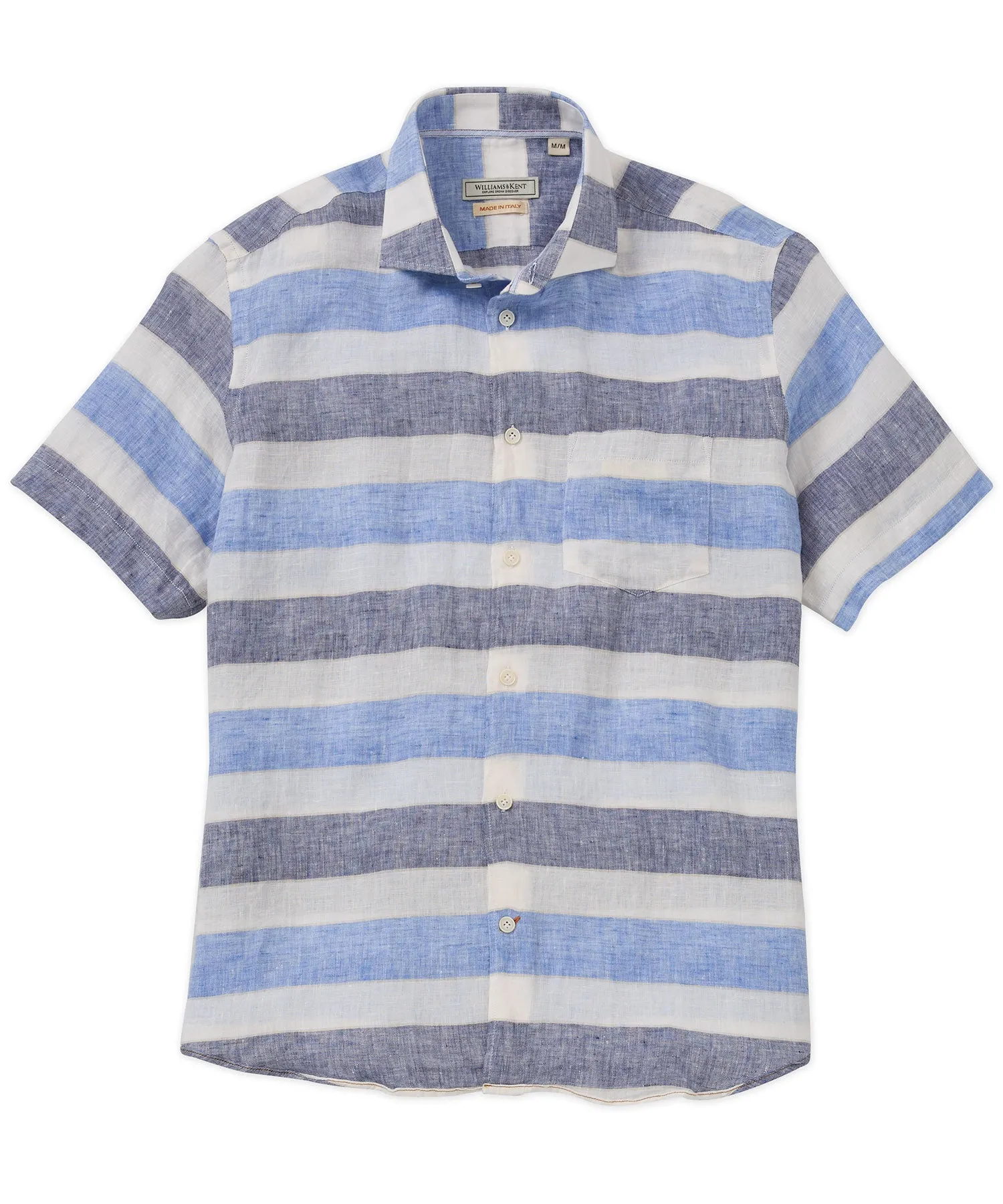 Short Sleeve Horizontal Stripe Shirt High-End Fashion