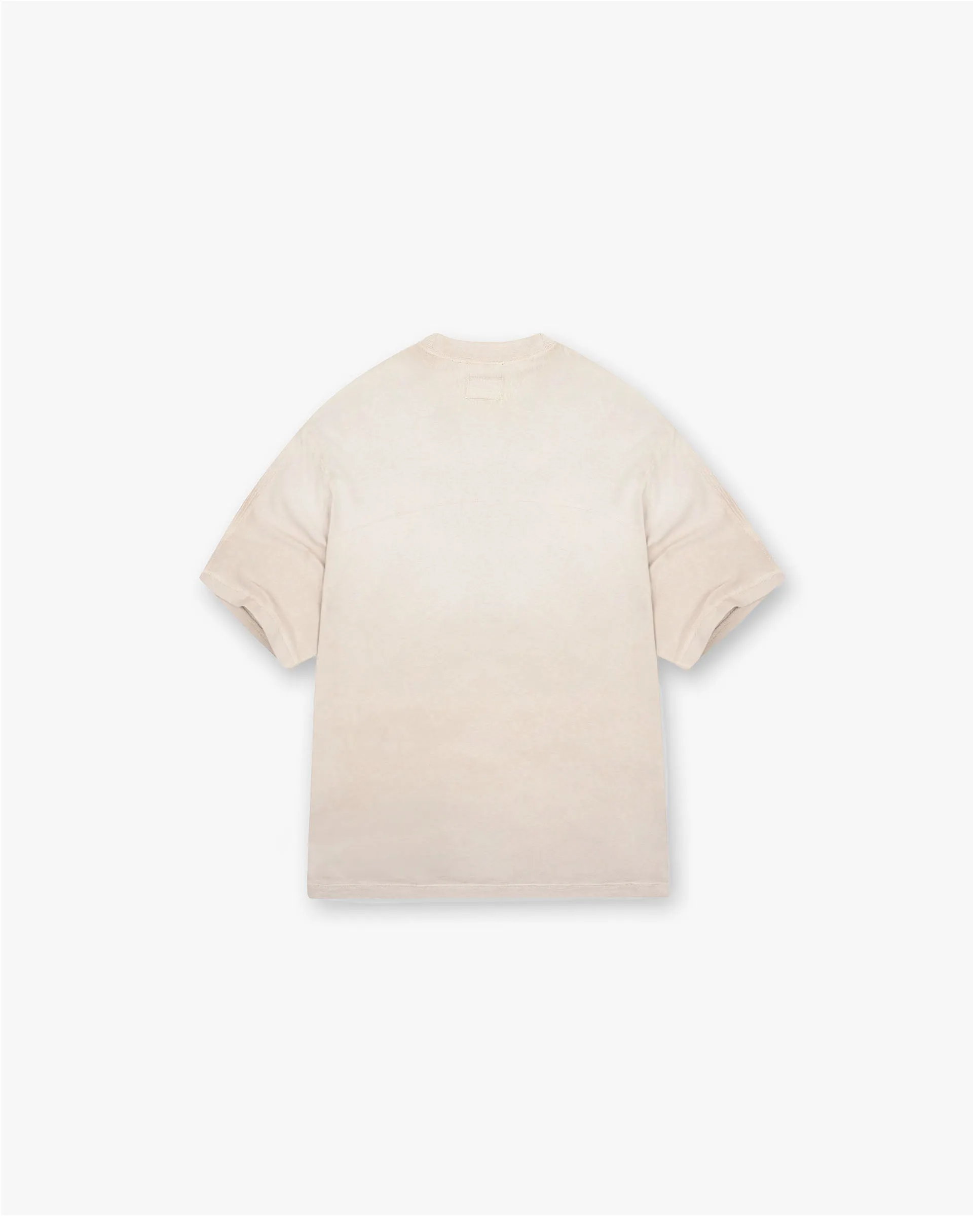 Stepped Hem T-Shirt - Oat Chic