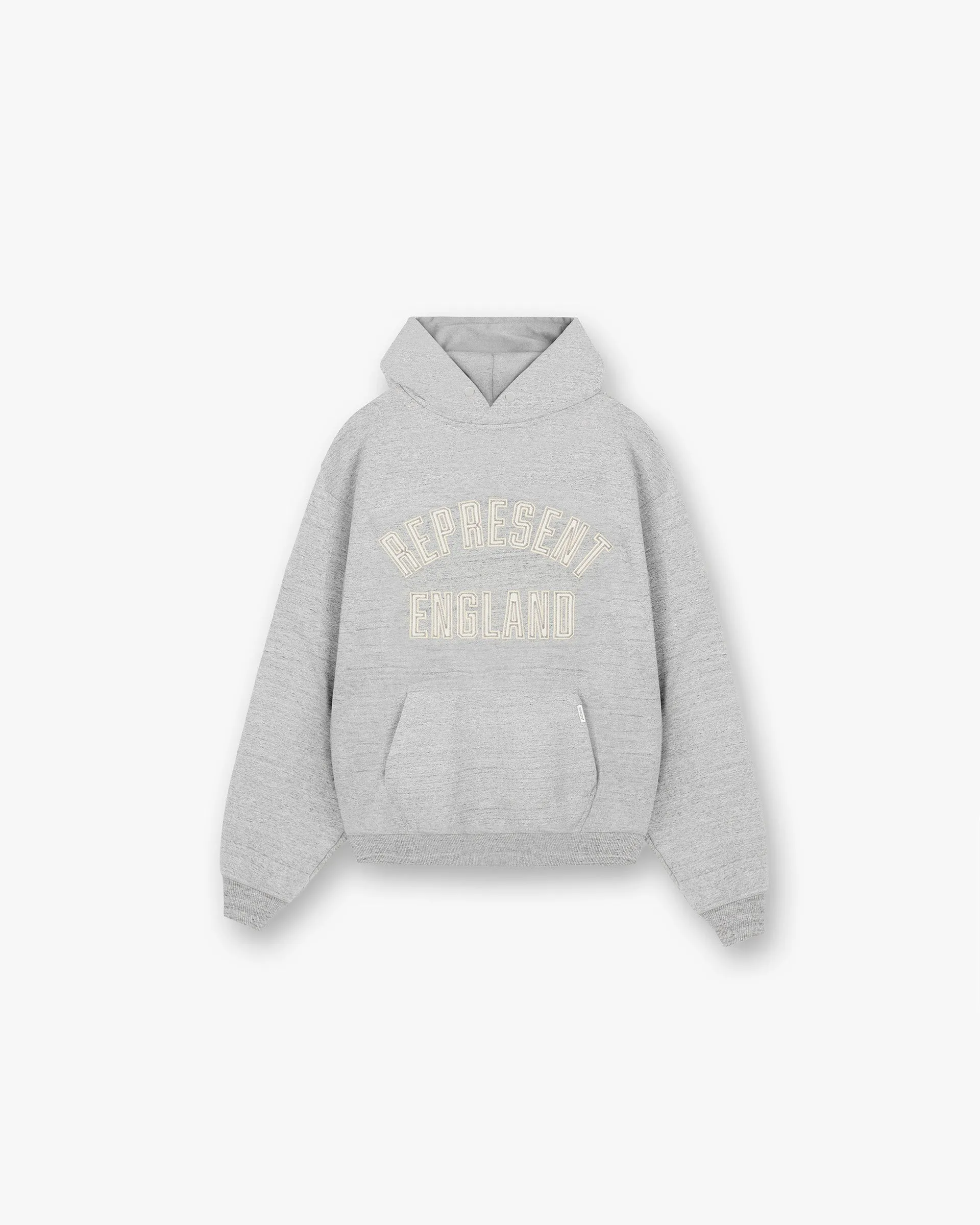 England Applique Hoodie - Grey Marl product fair trade