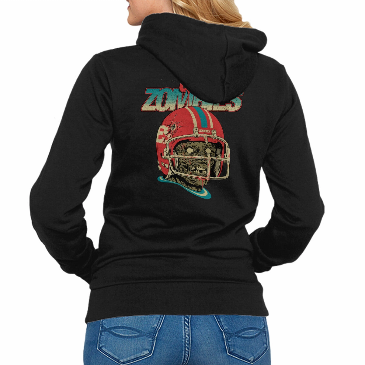 Go Zombies Chic Hoodie fringe accents