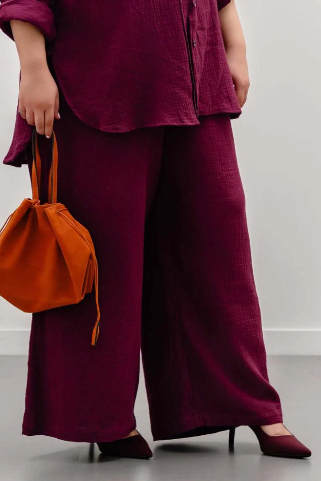 CURVE MUSLIN PANTS Chic Appeal