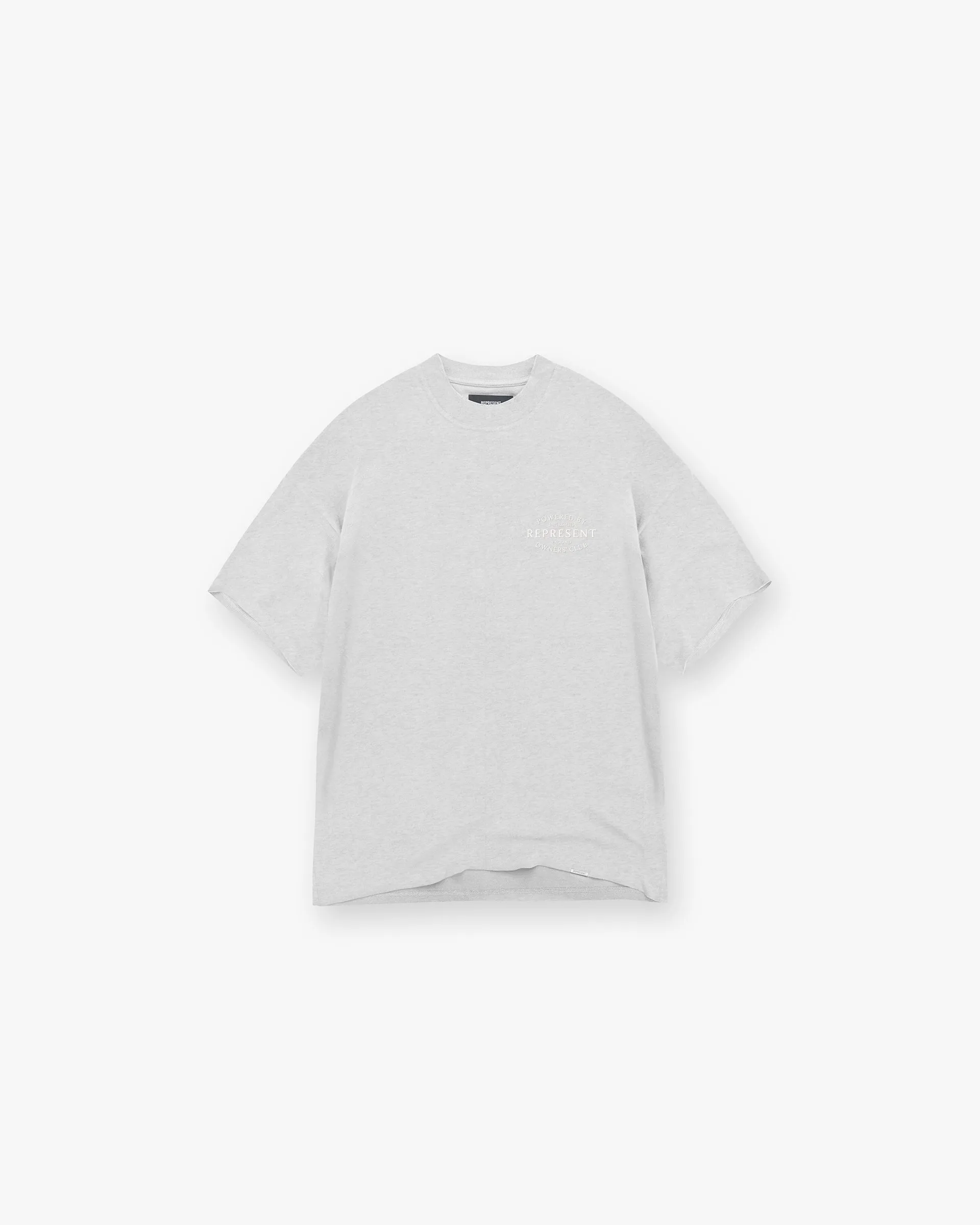 Cozy and Light Represent Owners Club Stamp T-Shirt - Ash Grey