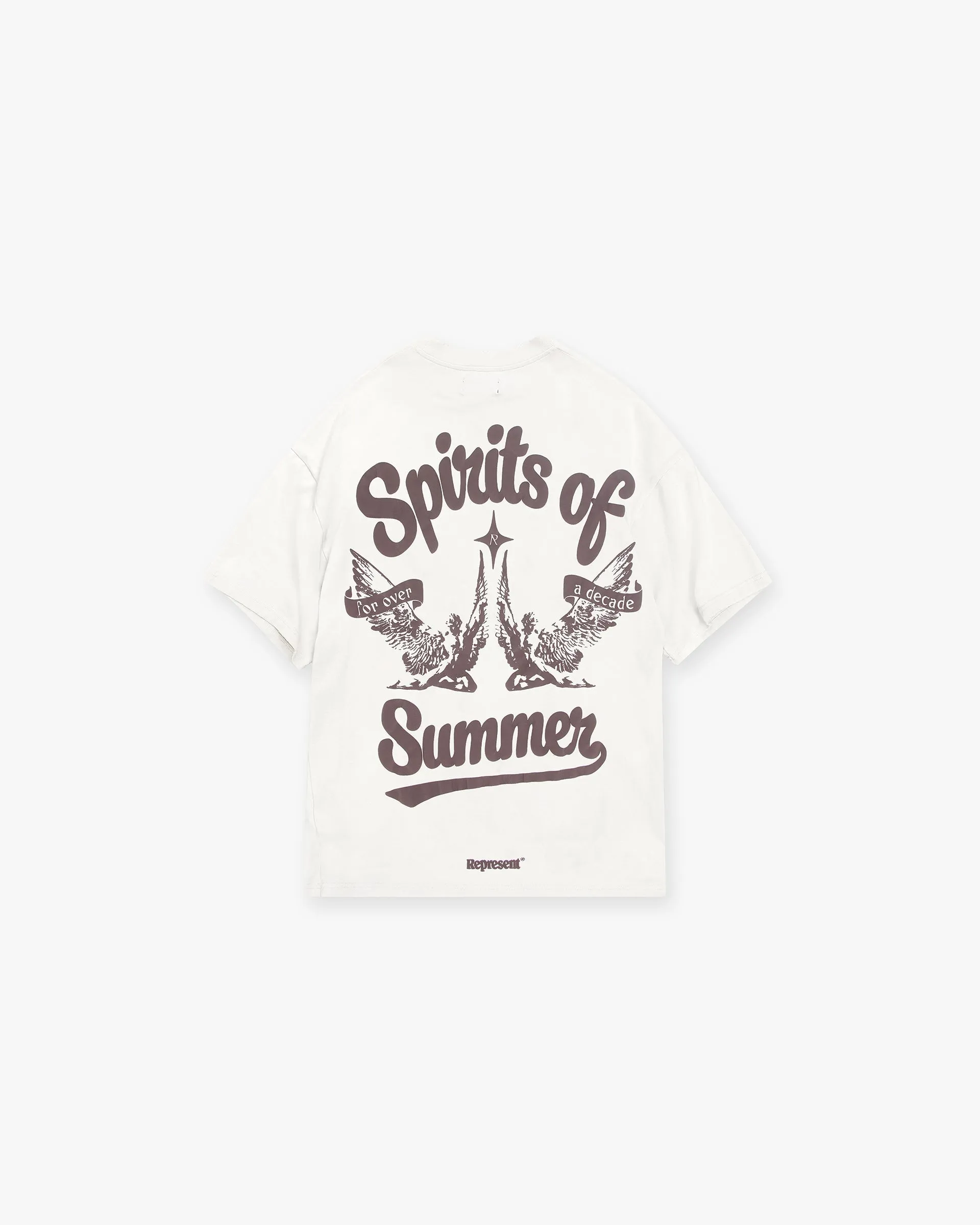 Spirits Of Summer T-Shirt - Flat White Versatile Wearable Breathable Active Wear