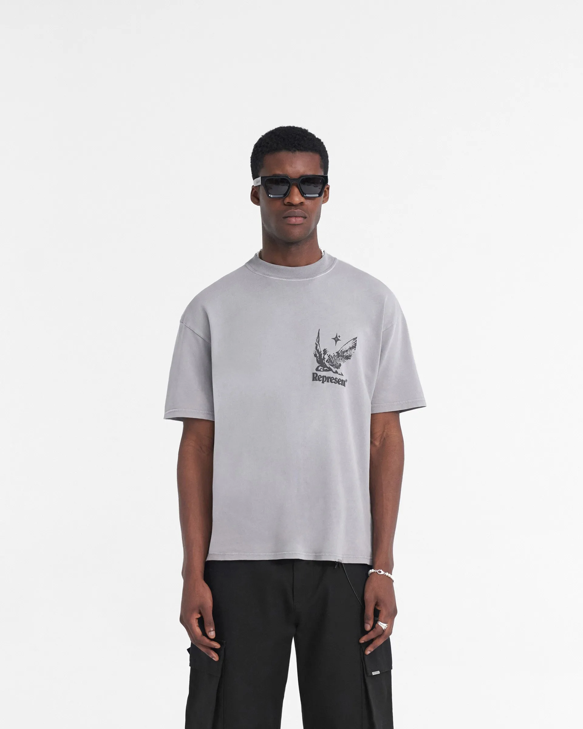 Spirits Of Summer T-Shirt - Mist Heavyweight Weave Seasonal Smart