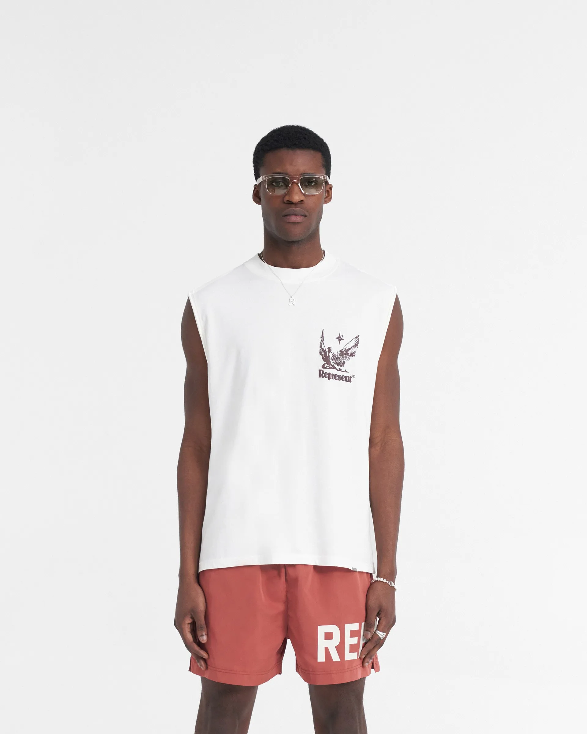 Spirits Of Summer Tank - Flat White Eye-Catching