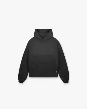product custom made perfection Stepped Hem Hoodie - Stained Black