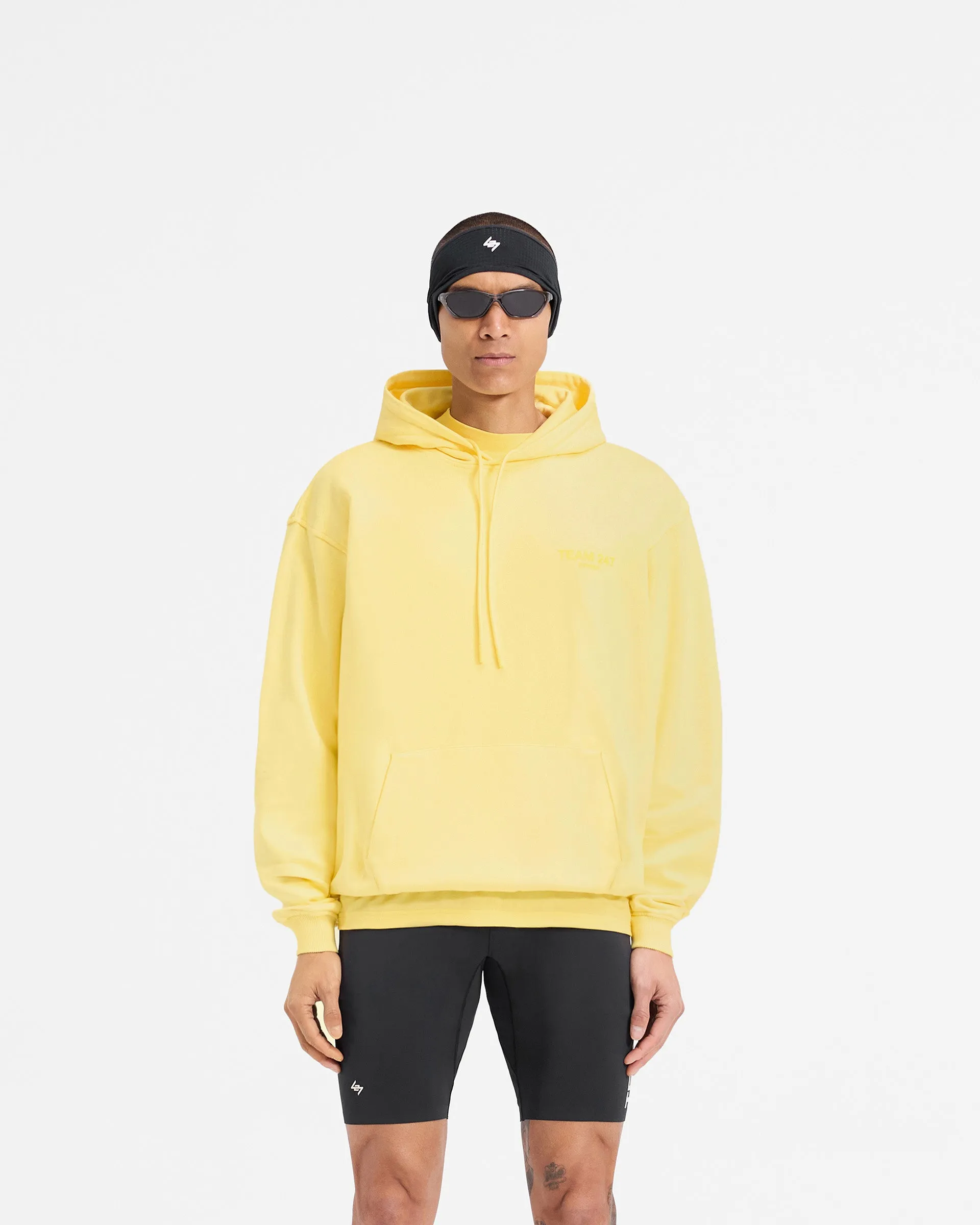product satin lining luxury Soft Wearable Team 247 Oversized Hoodie - Lemon