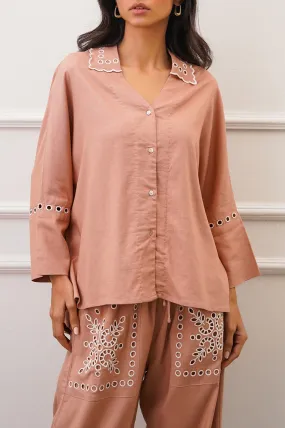 Chic Wardrobe MARRAKESH EMBROIDERED BLOUSE