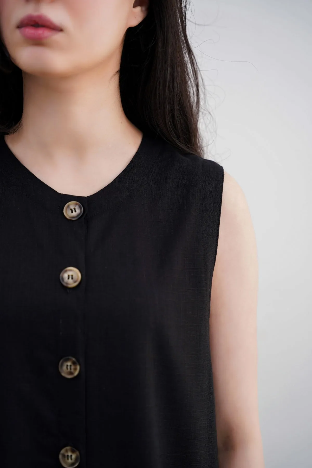 Floral Motif Quality Wear LINEN SAINT TROPEZ BLOUSE