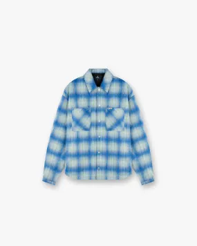 Textured Overshirt - Electric Blue Must-Have Item