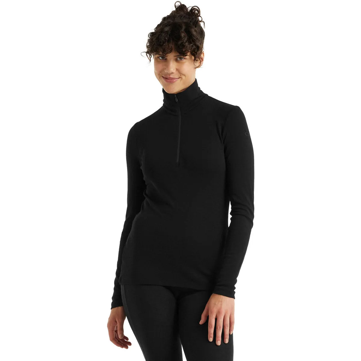 Women's Merino 175 Everyday Long Sleeve Half Zip Thermal Top Layered Panel Design Light Fabric