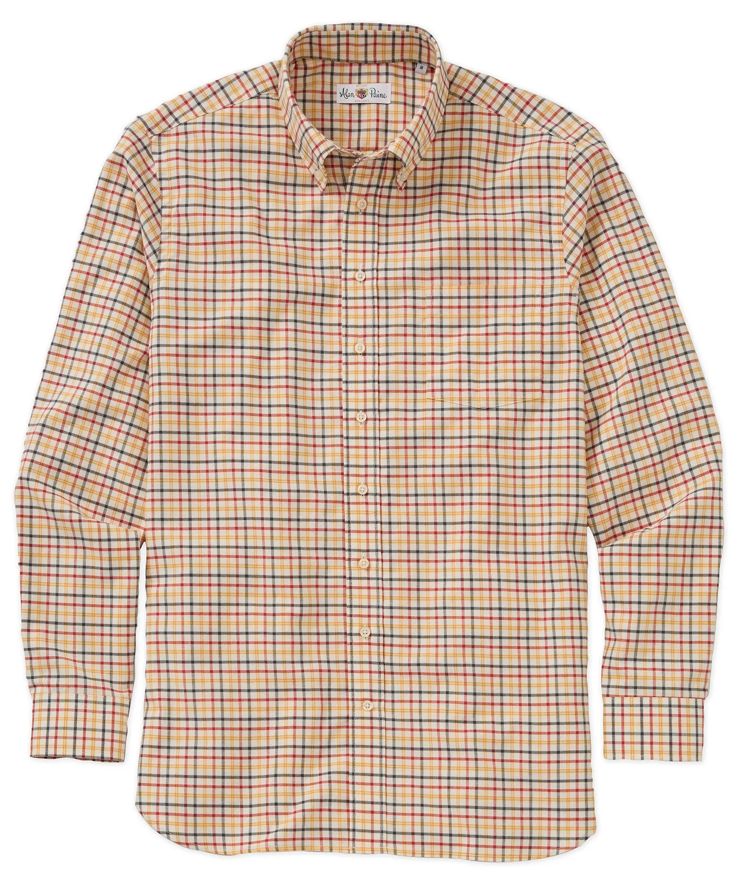 Sophisticated Style Tattersall Check Long-Sleeve Sport Shirt