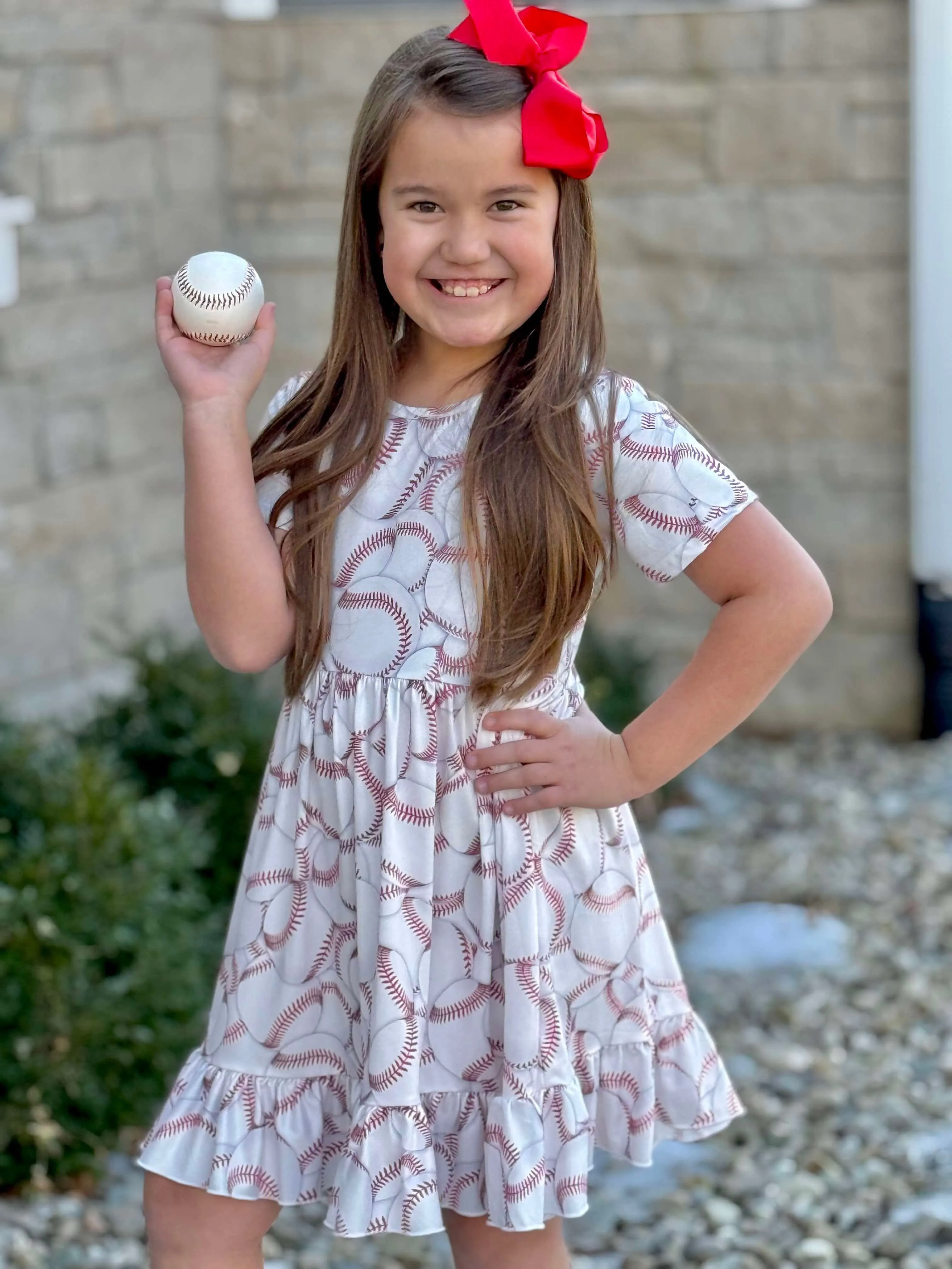 Swing Batter Ruffle Twirl Dress Trend Appeal