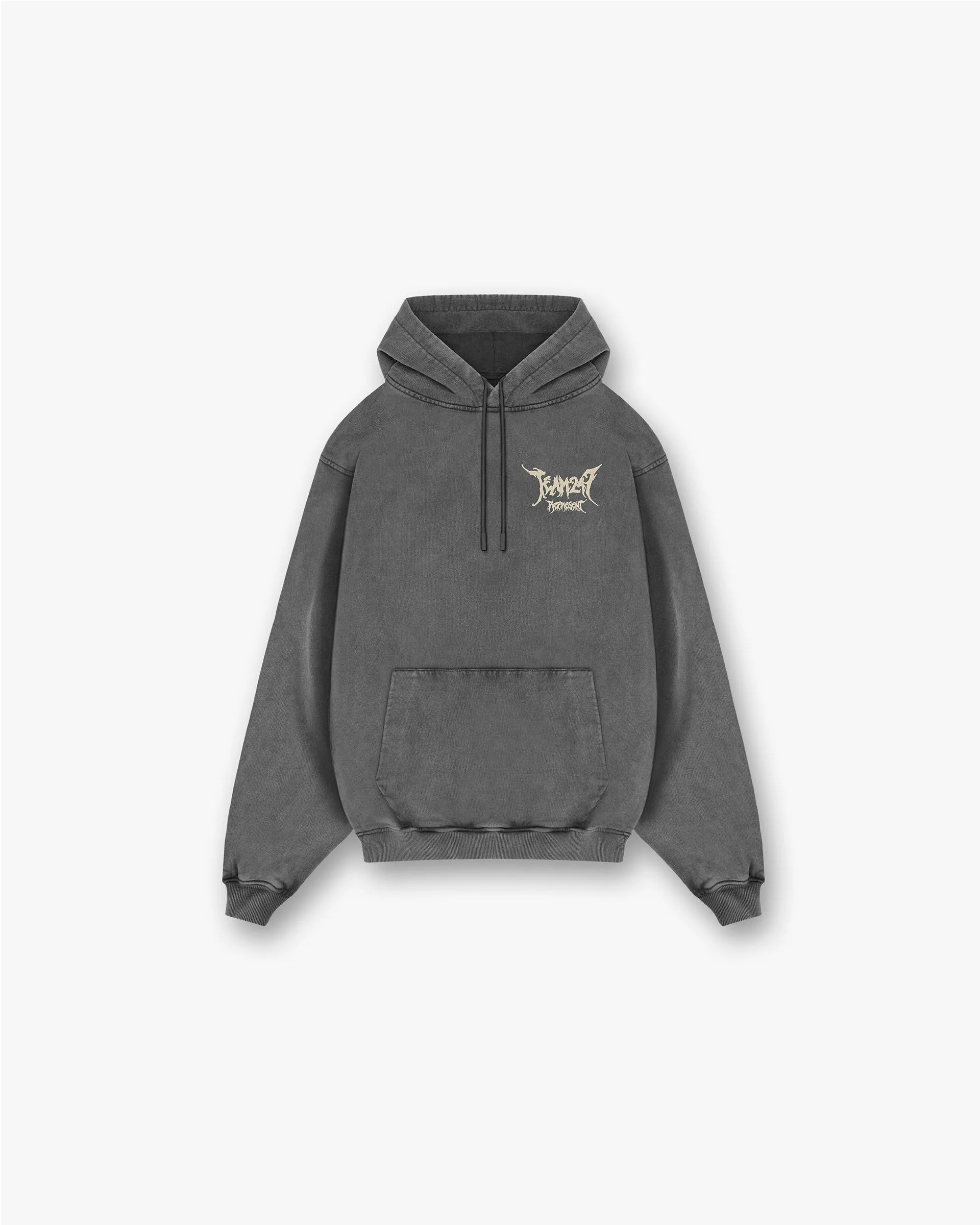 Team 247 X END Oversized Hoodie - Washed Grey great for presents Street Style Vibe
