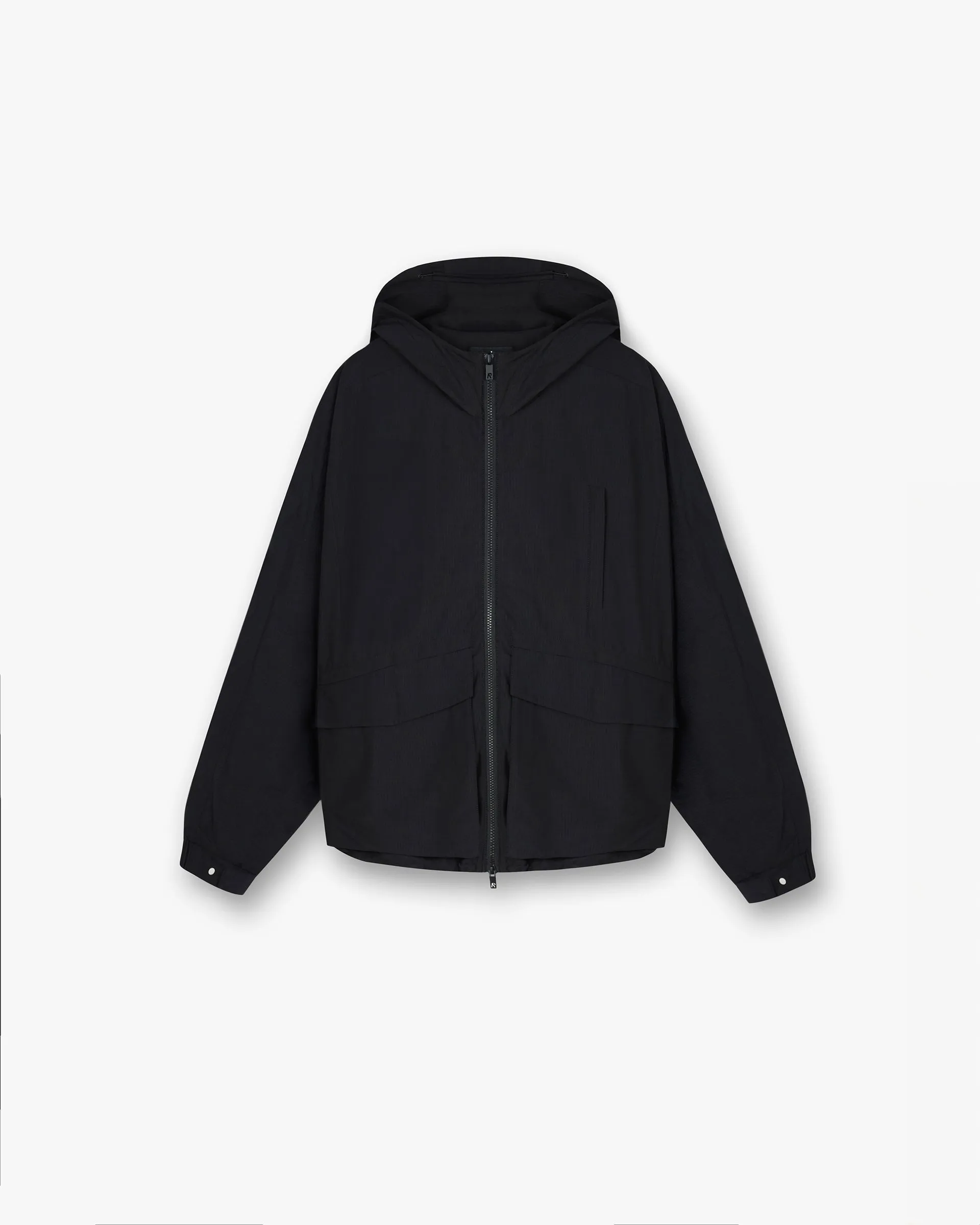 Tech Cargo Jacket - Jet Black All Year Poly Blend