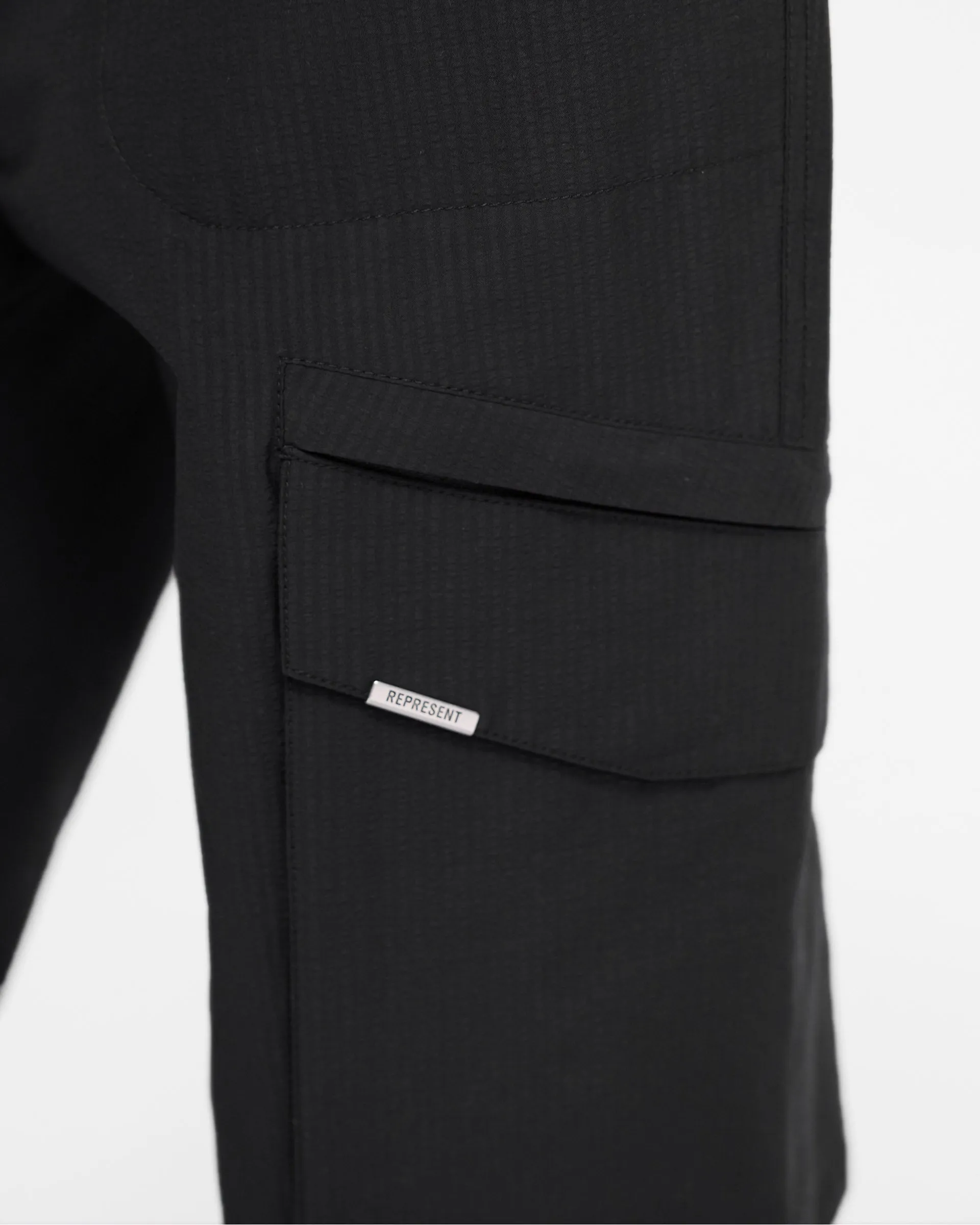 Tech Cargo Pant - Jet Black NonRestrictiveCut Active Comfort