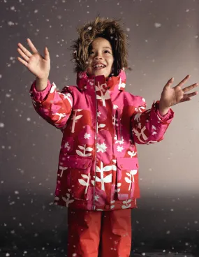 TemperatureRegulating Fabric Odor Control Treatment All-weather Waterproof Coat-Giant Pink