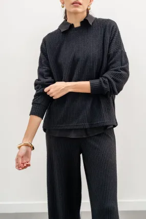 Comfy Hoodies TEXTURED TOP