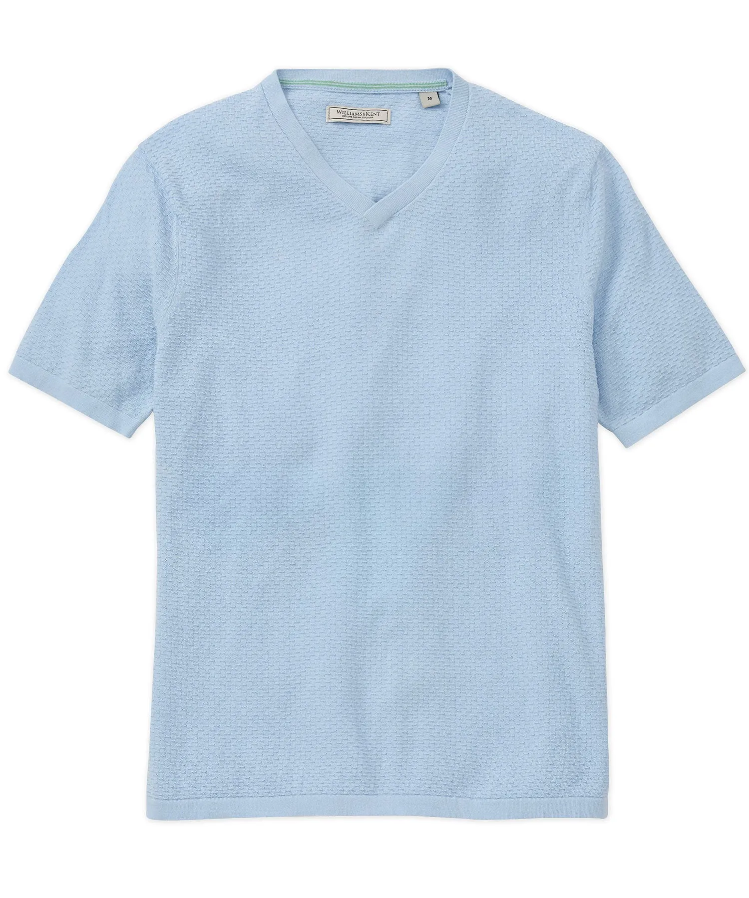 Relaxed Comfort Stretch Fit Technology Textured V-Neck Pullover