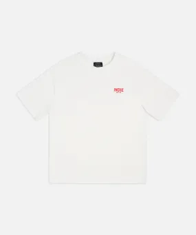 The Camino Tee - White/Red contrast