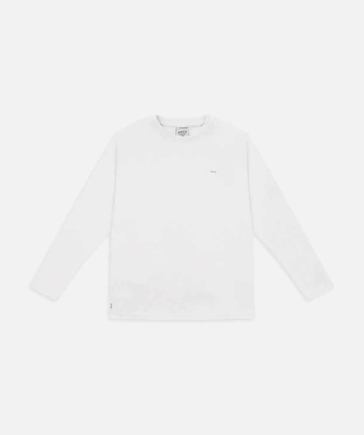 The Indie Newport Ls Tee - White Light Style Trend